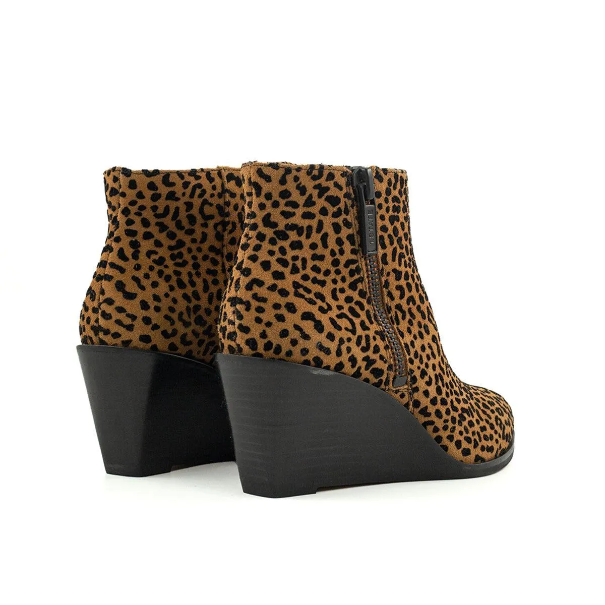 1. State Leopard Print Ankle Boots