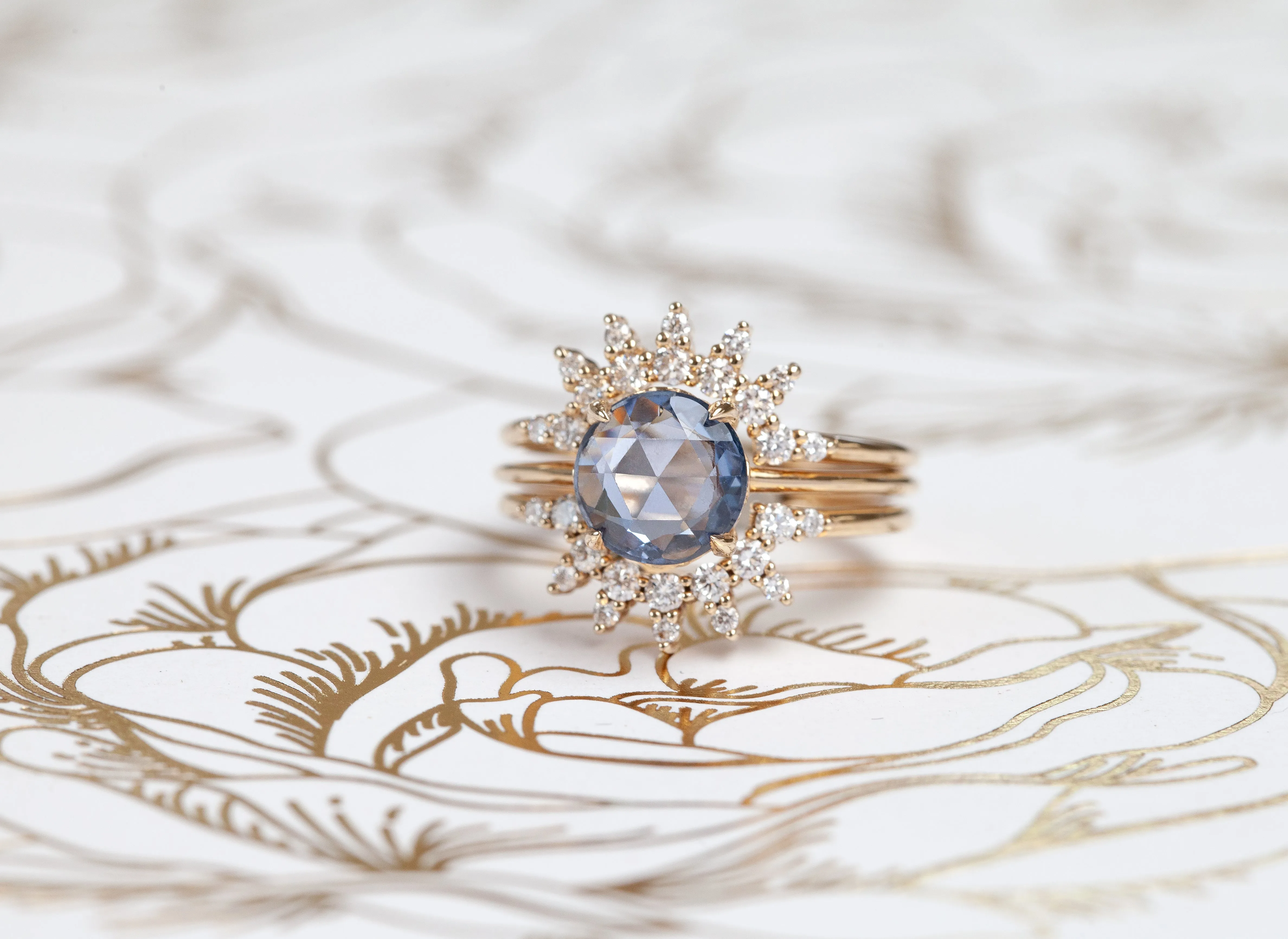 1.75-Carat Sapphire Wren Ring