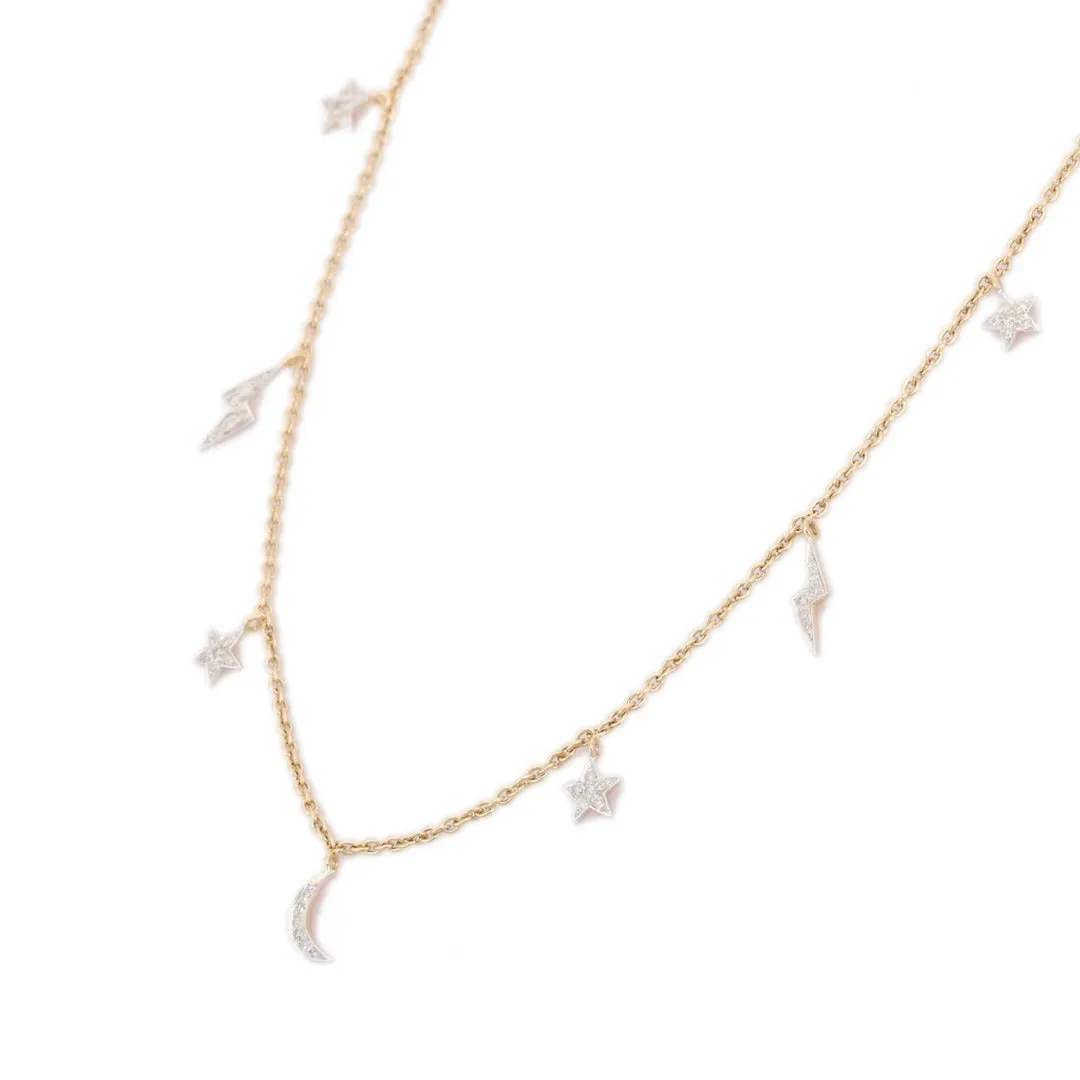 18K Gold Diamond Necklace