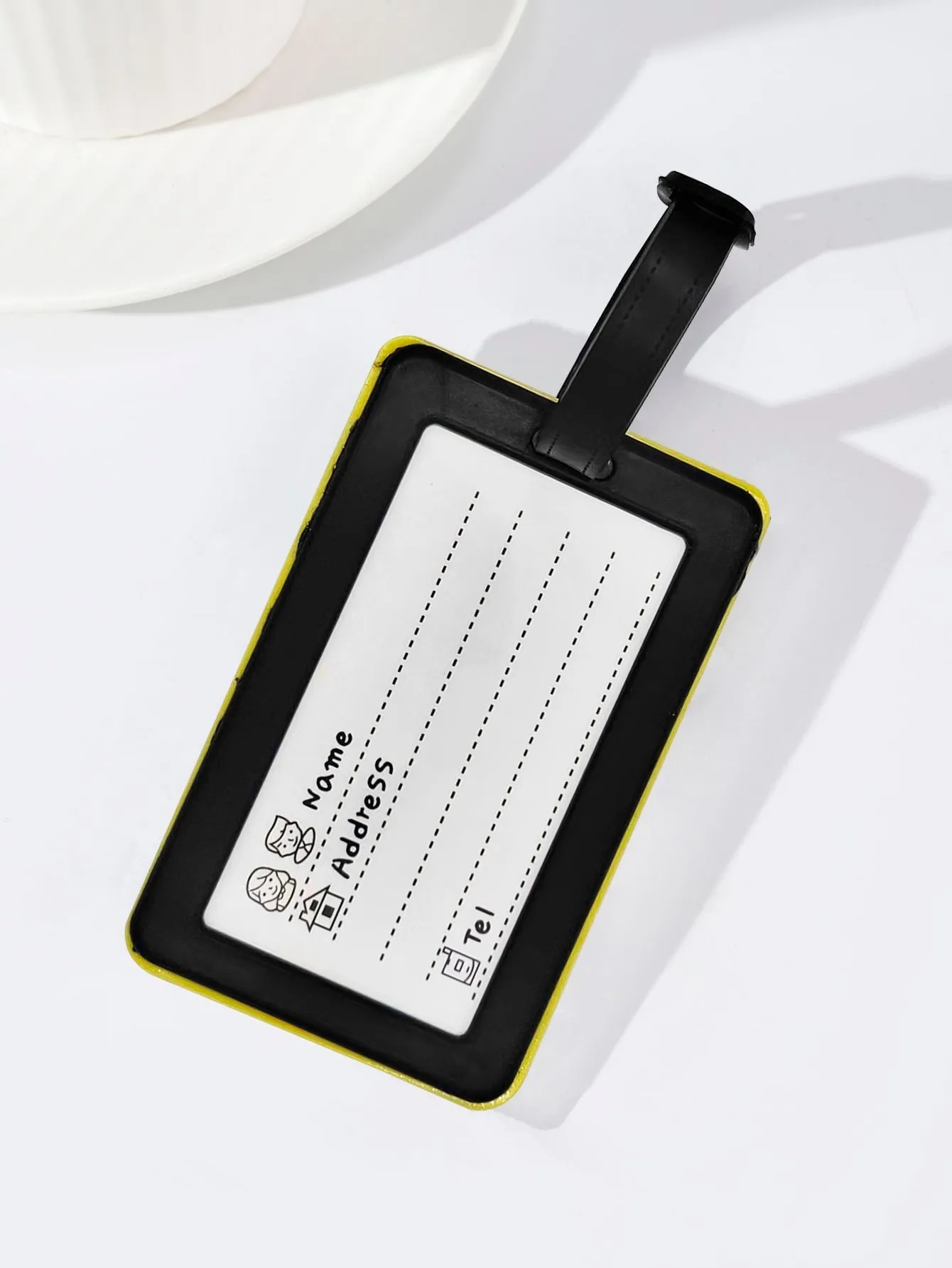 1pc Simple Fashion Letter Pattern Luggage Tag SD