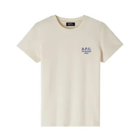 APC t-shirt denise BLANC CASSE/BLEU