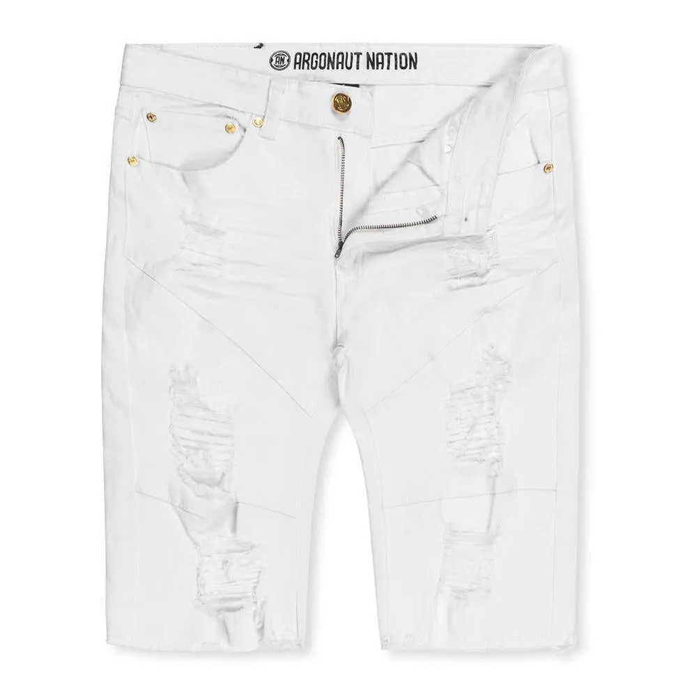 Argonaut Nations Men RIP Shorts (White)