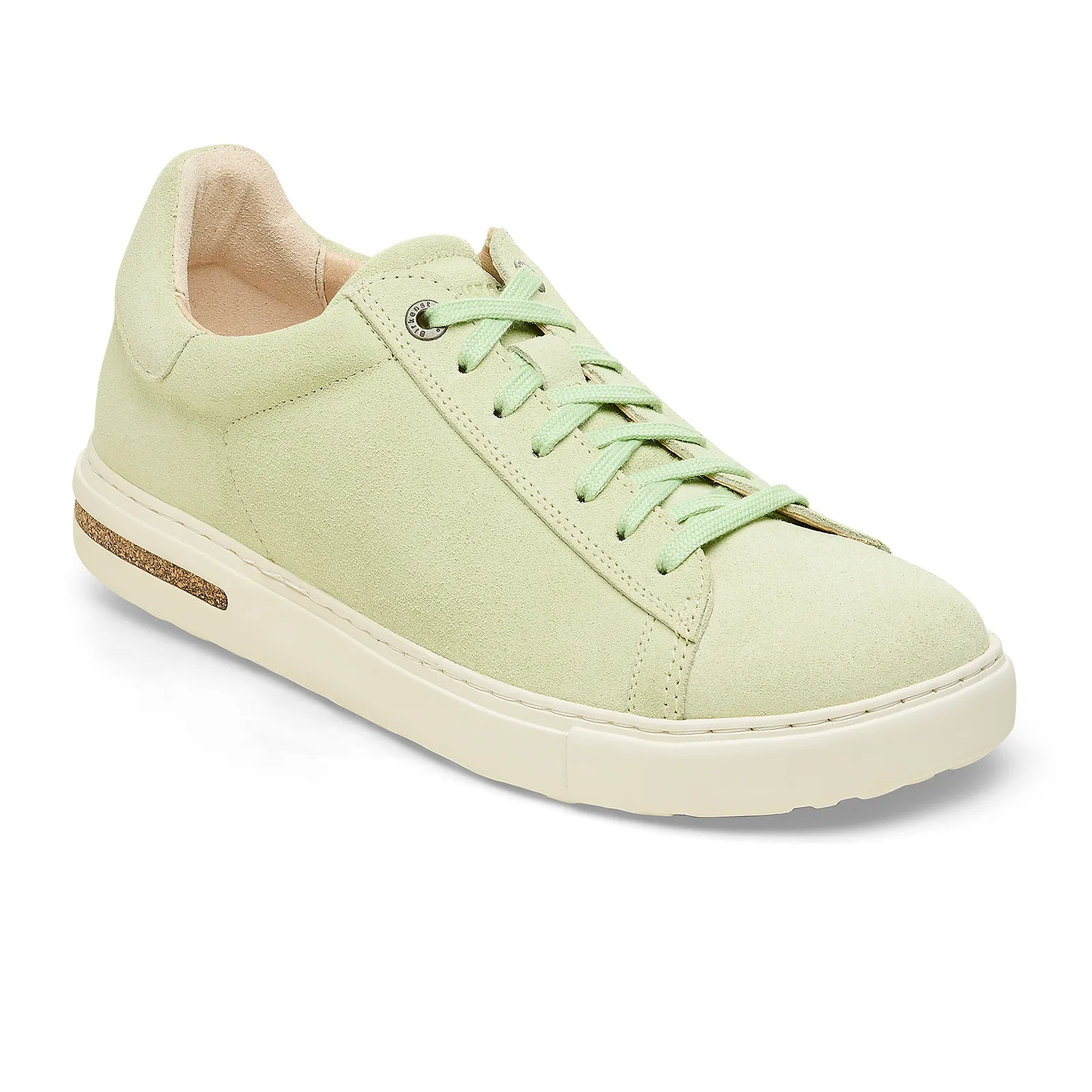 Birkenstock Bend Narrow Sneaker (Women) - Faded Lime Suede