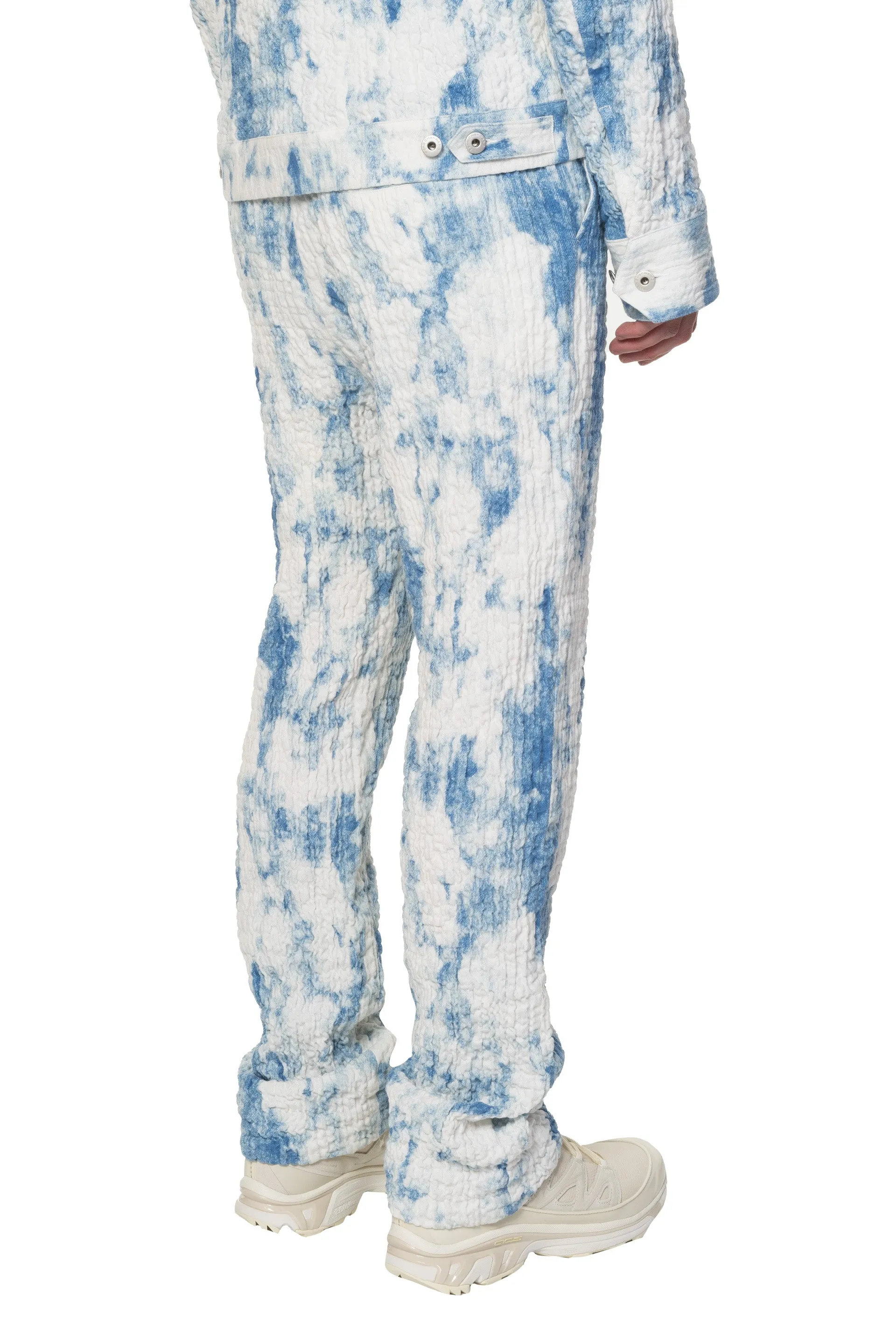 Blue and White Trousers