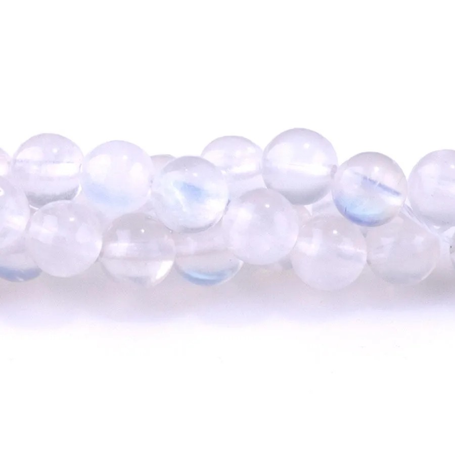 Blue Moonstone 6mm Round AAA Grade - 15-16 Inch