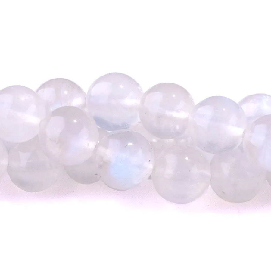 Blue Moonstone 8mm Round AAA Grade - 15-16 Inch