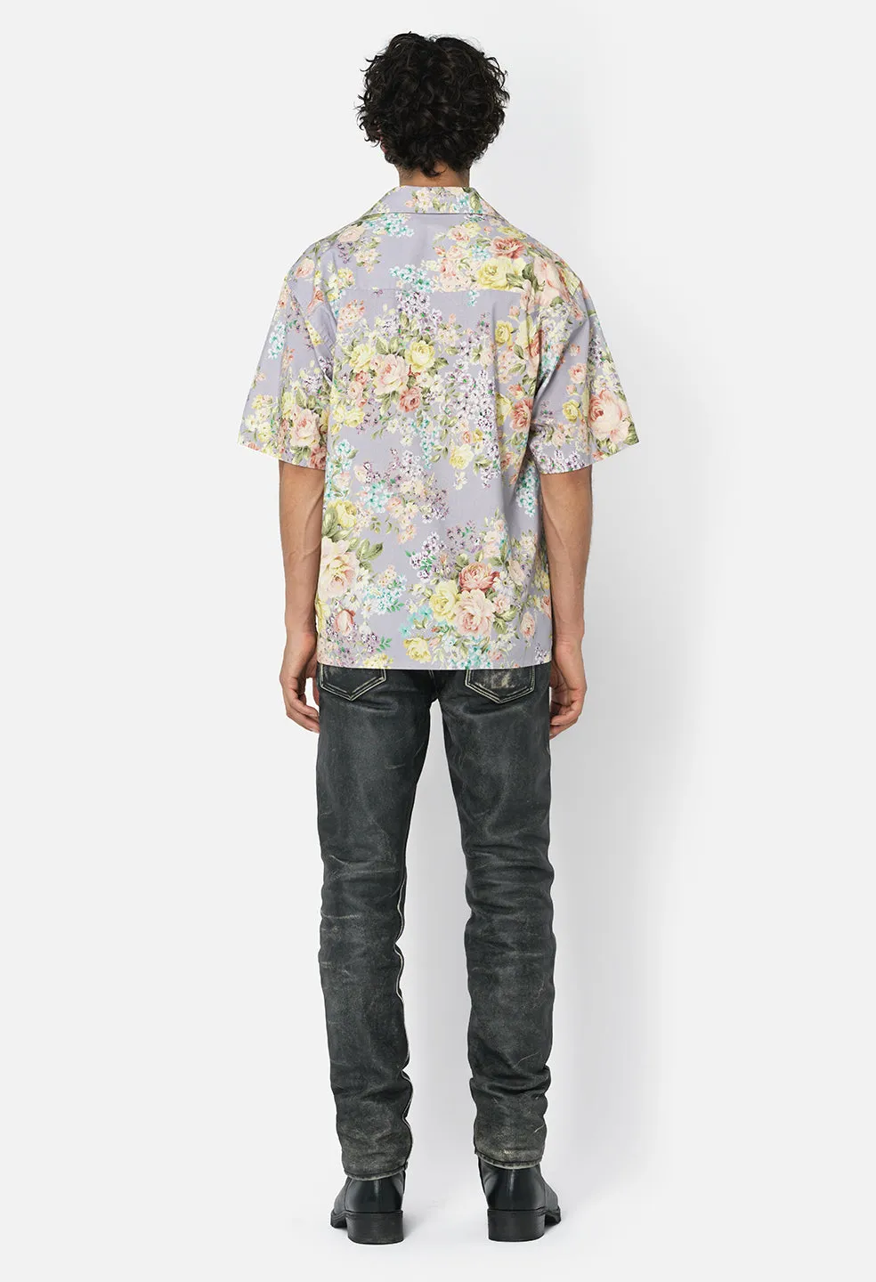 Camp Shirt / Lavender Tuscan Floral