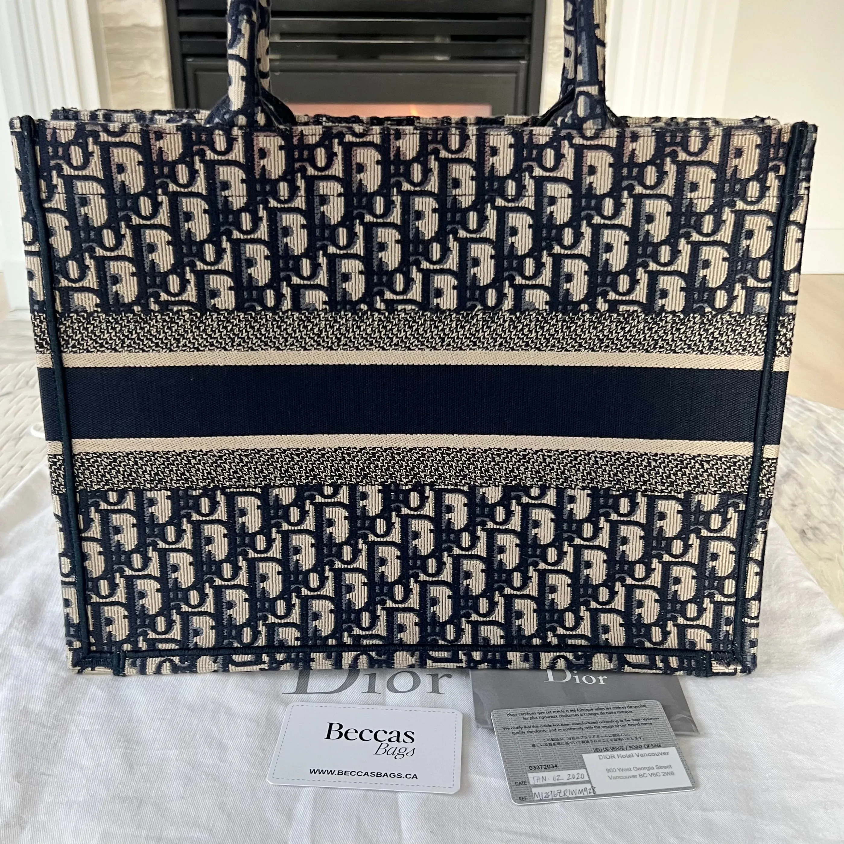 Christian Dior Book Tote Bag