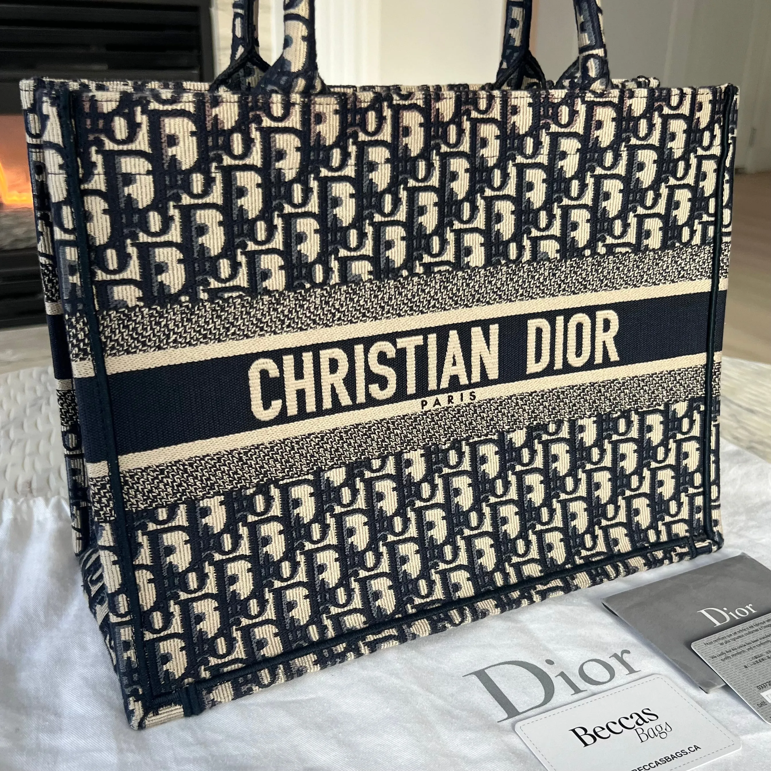 Christian Dior Book Tote Bag