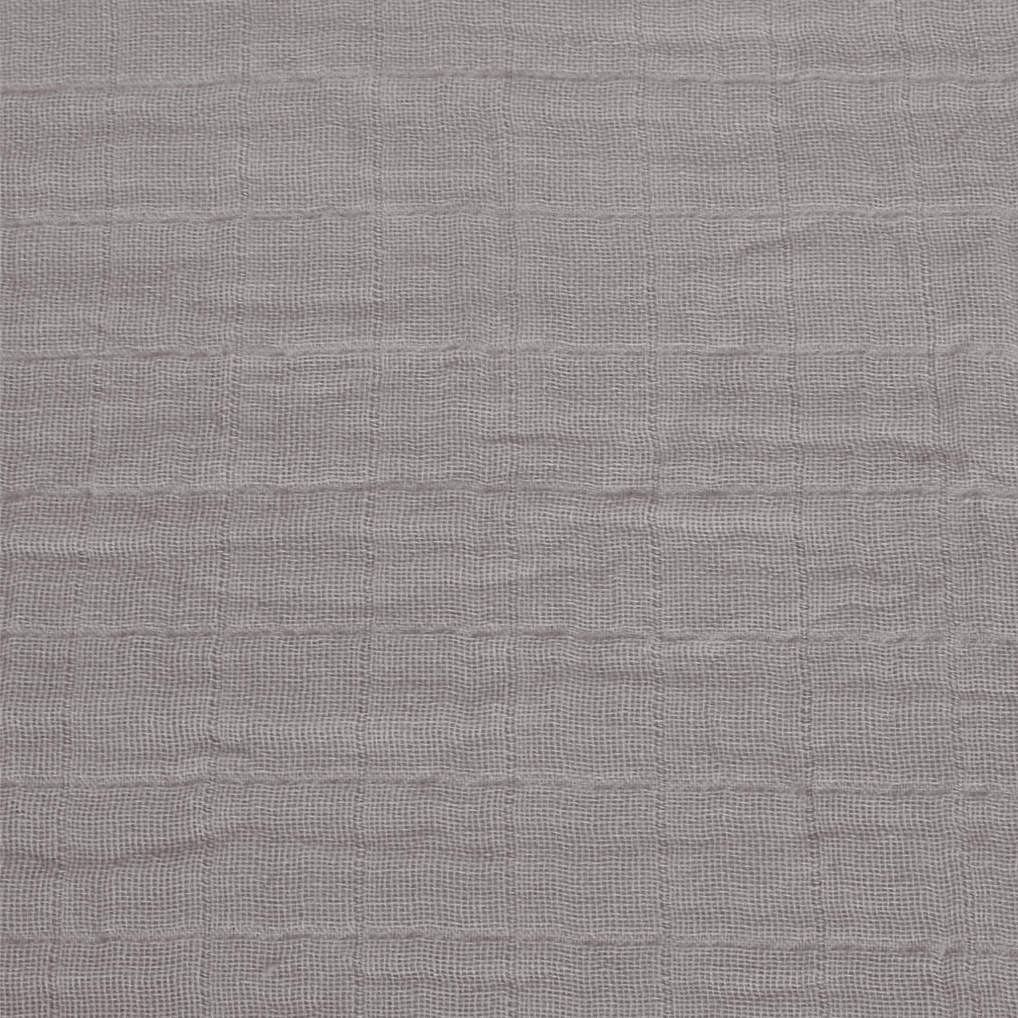 Cotton muslin change pad cover - taupe