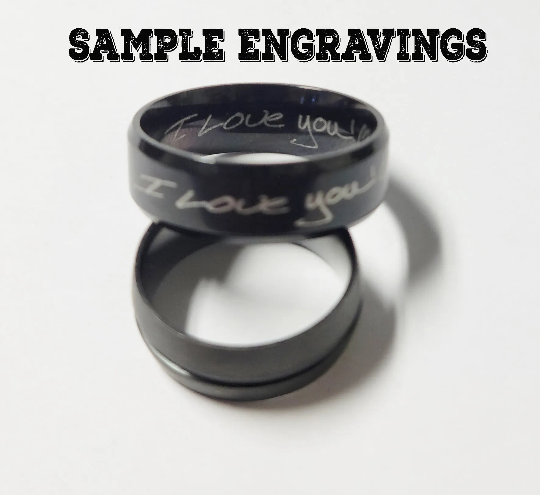 Custom Engraved Men's Wood Promise Ring - Personalized Promise Ring For Guys