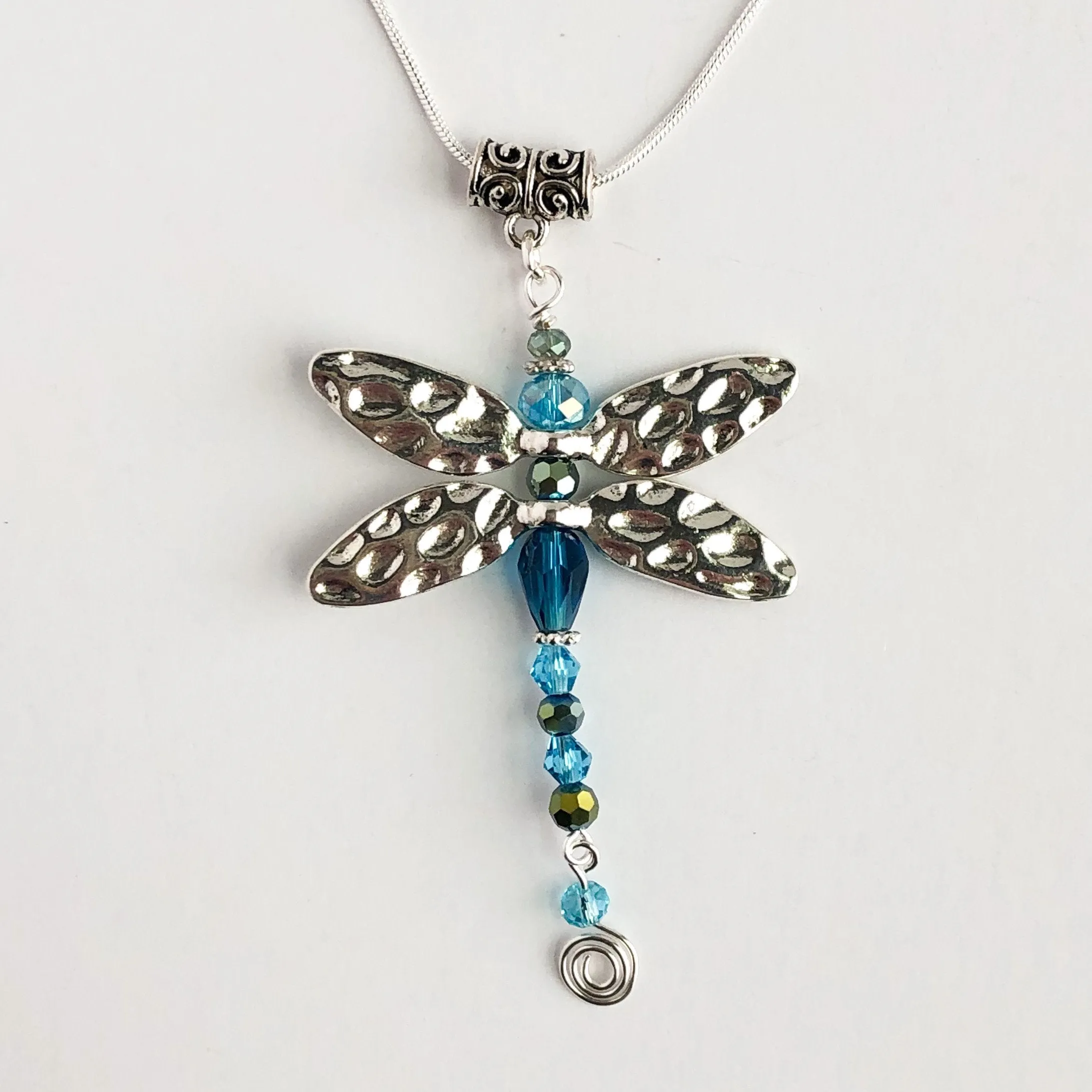 Dazzling Dragonfly Dangling Necklace