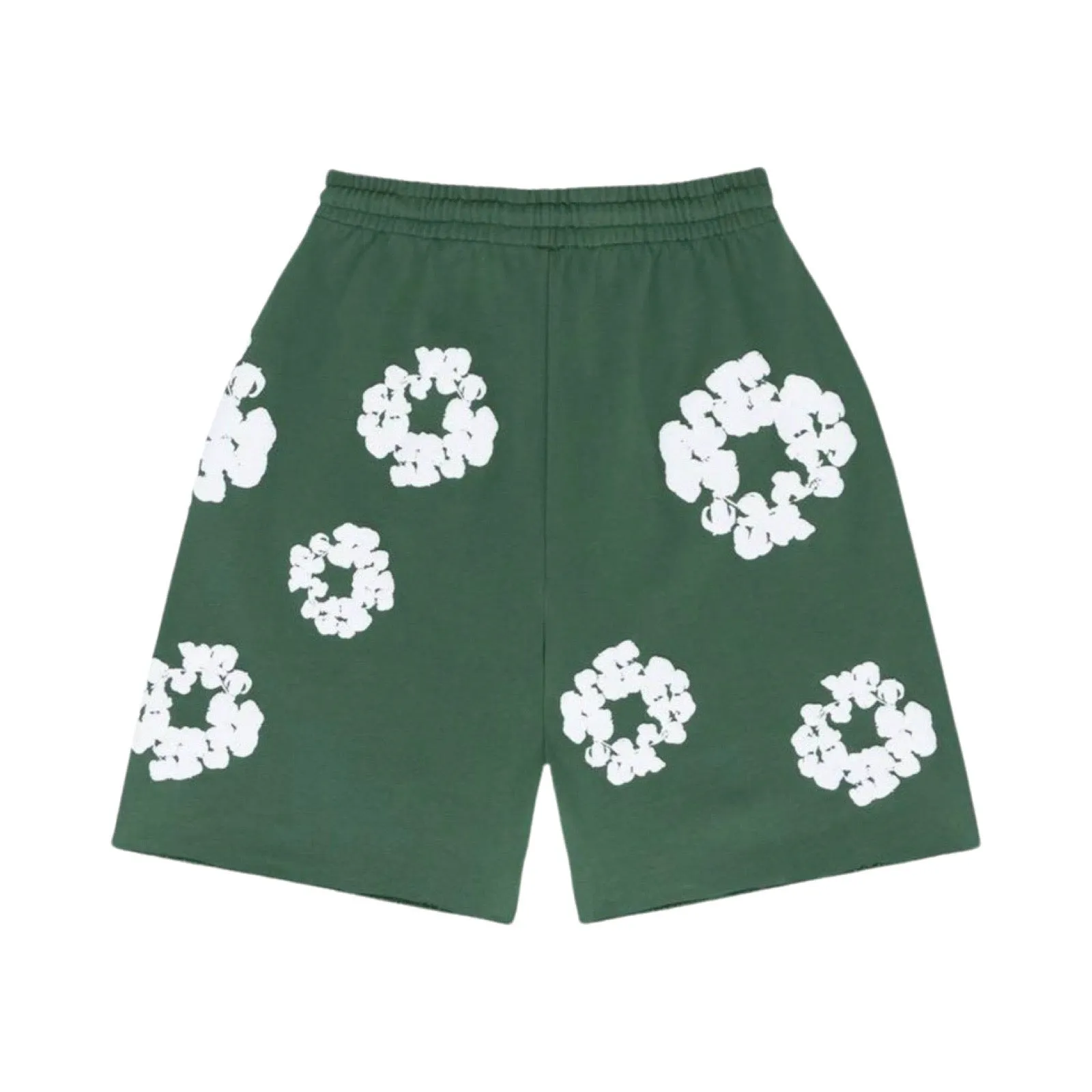 Denim Tears Cotton Wreath Green Shorts