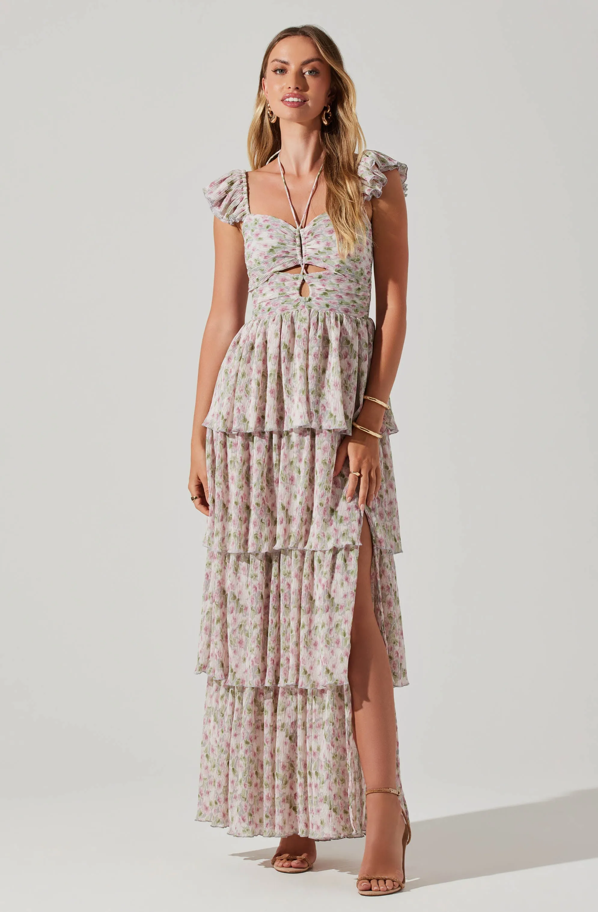 Emmeline Floral Tiered Maxi Dress