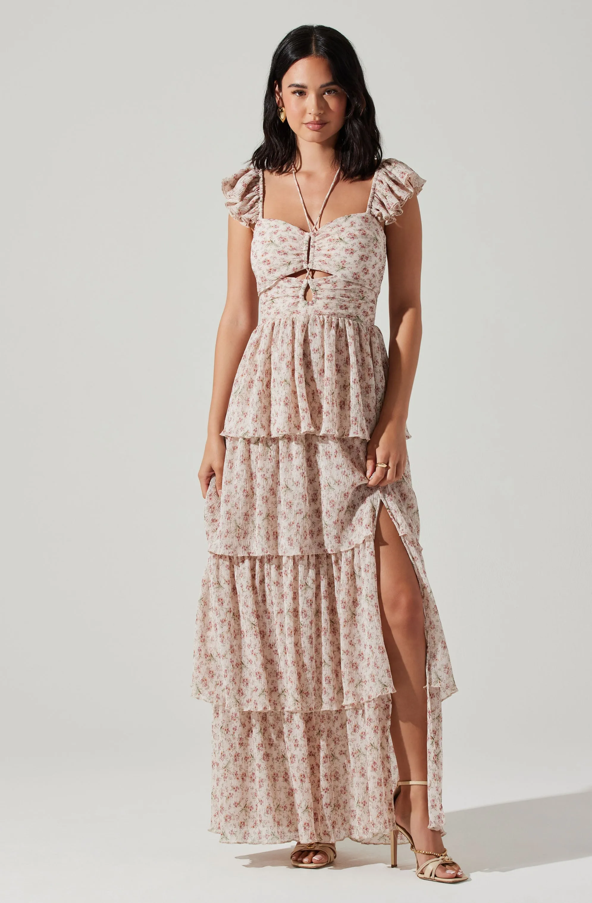 Emmeline Floral Tiered Maxi Dress