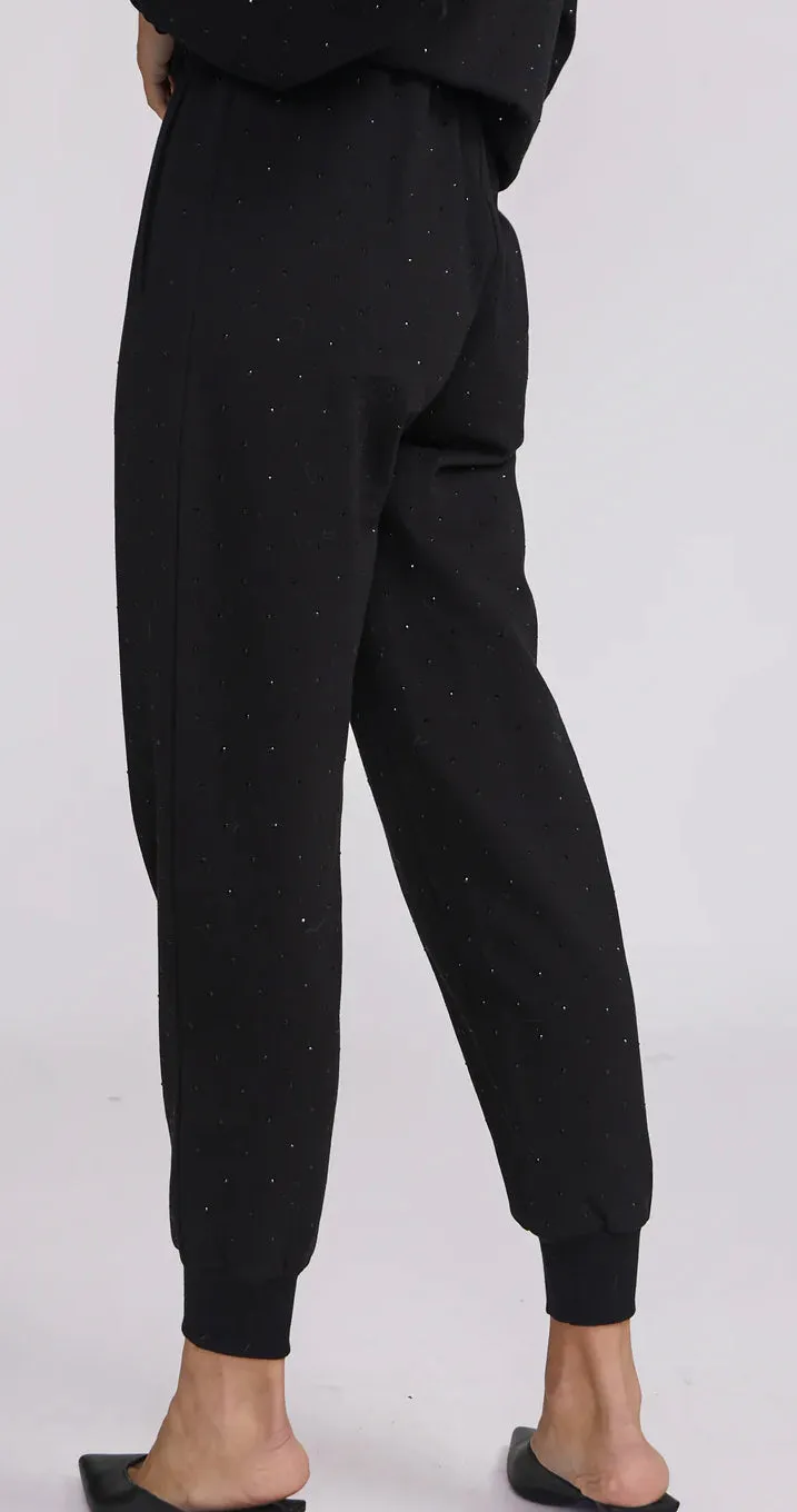 Generation Love - Ruel Crystal Sweatpants - Black/black