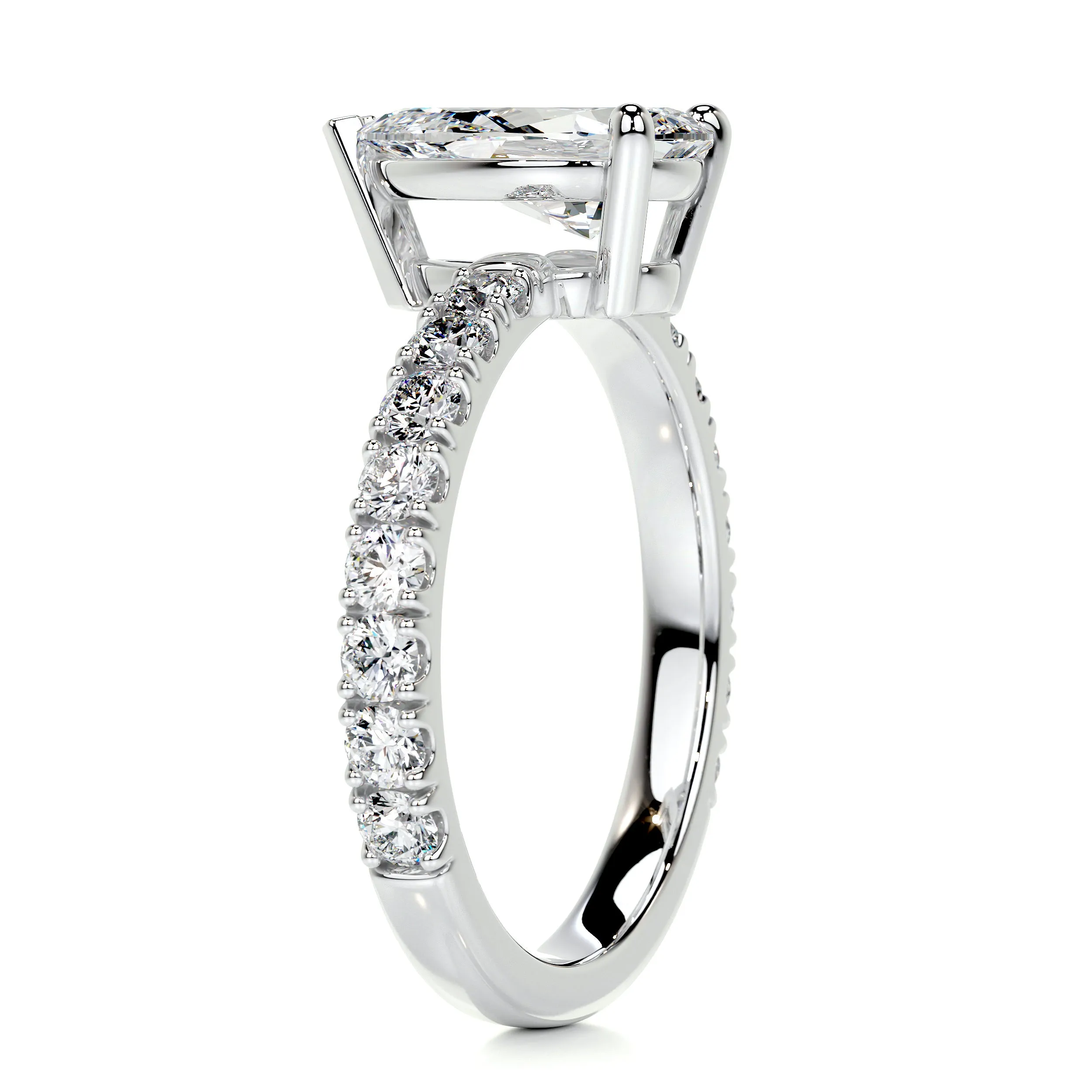 Hailey Diamond Engagement Ring -Platinum