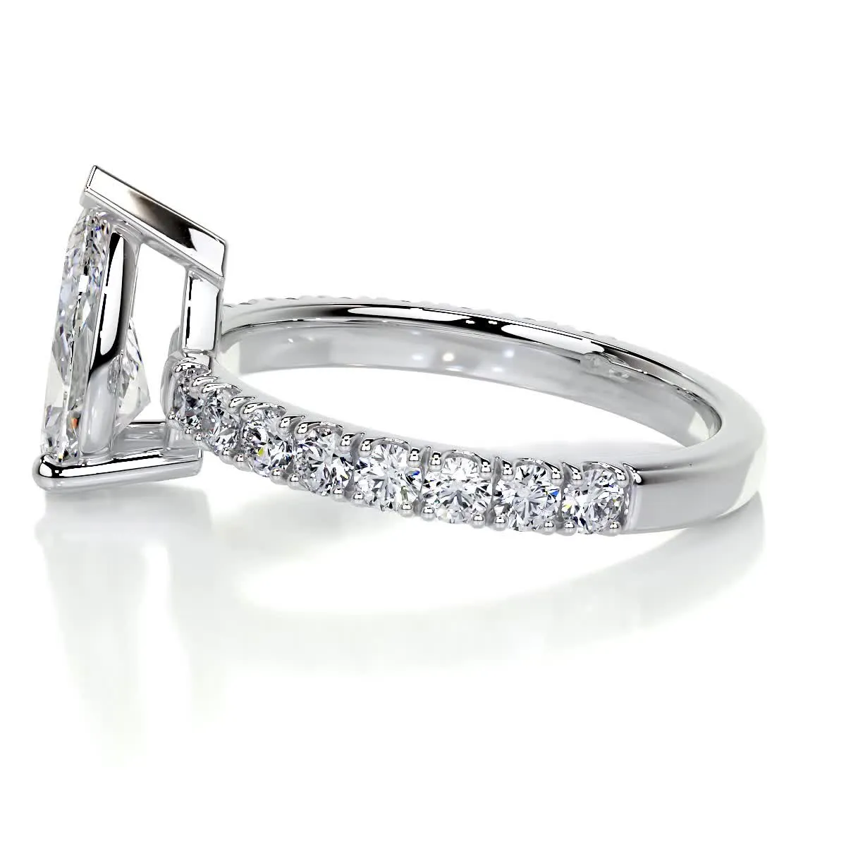 Hailey Diamond Engagement Ring -Platinum