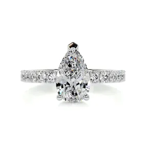 Hailey Diamond Engagement Ring -Platinum