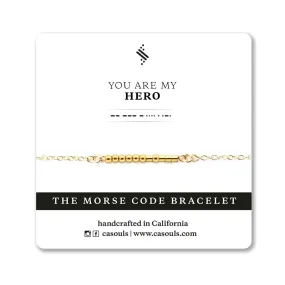 HERO MORSE CODE BRACELET