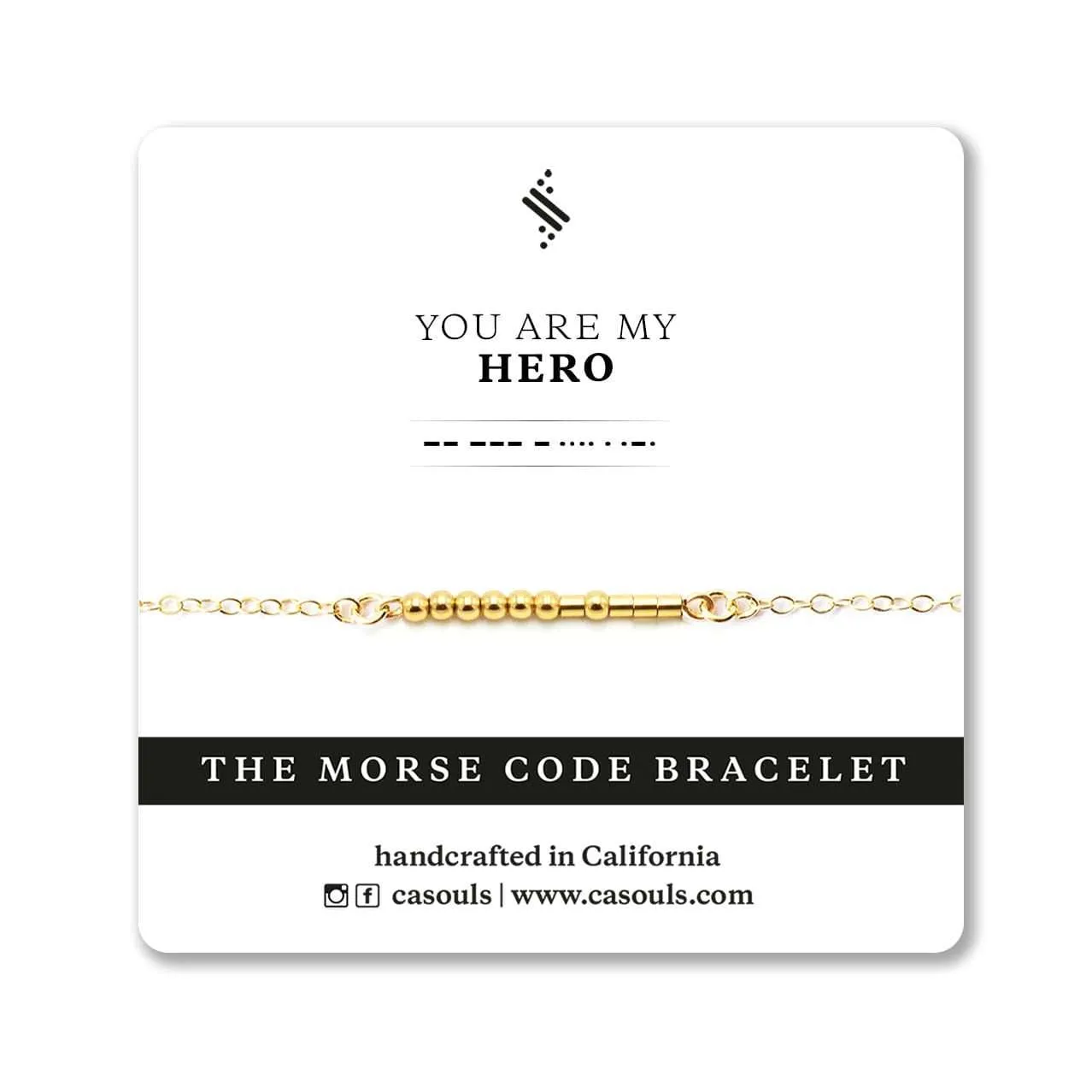 HERO MORSE CODE BRACELET