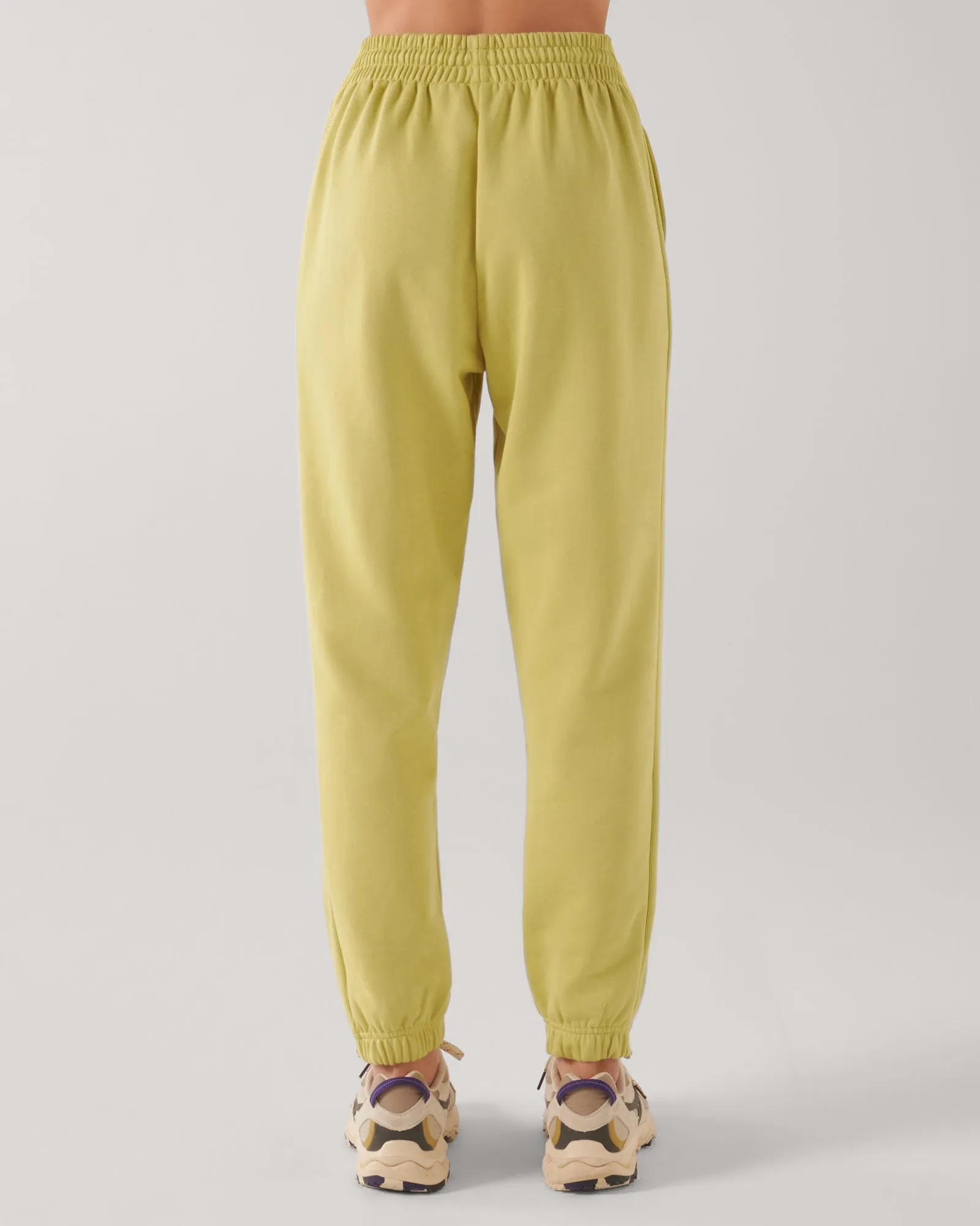 HIGHLINE ORGANIC COTTON TRACKPANTS DUSTY YELLOW