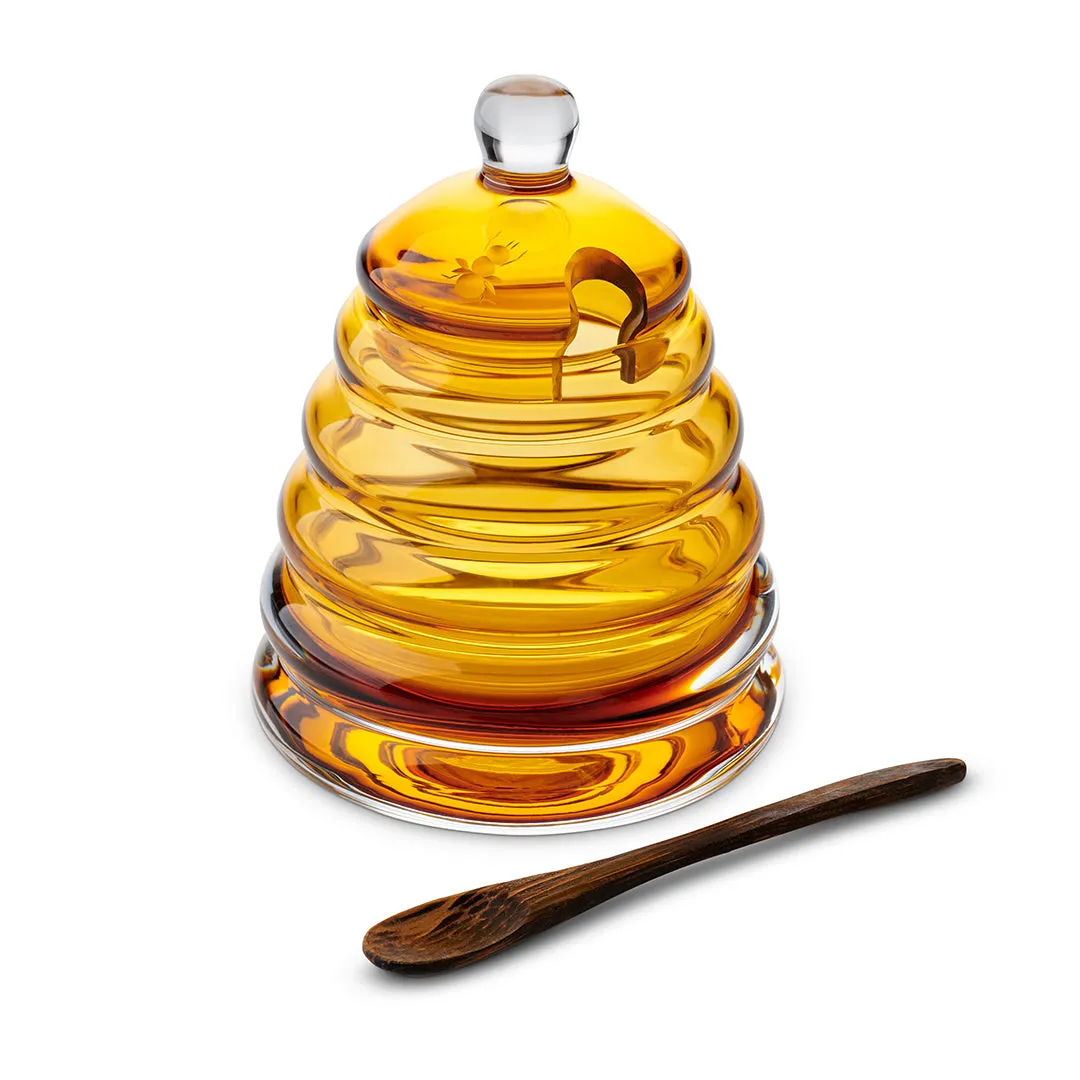 Honeycomb Honey Jar