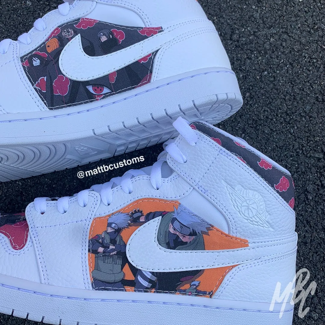 Legend of Strong Wind (Cut & Sew) - Jordan 1 Mid Custom