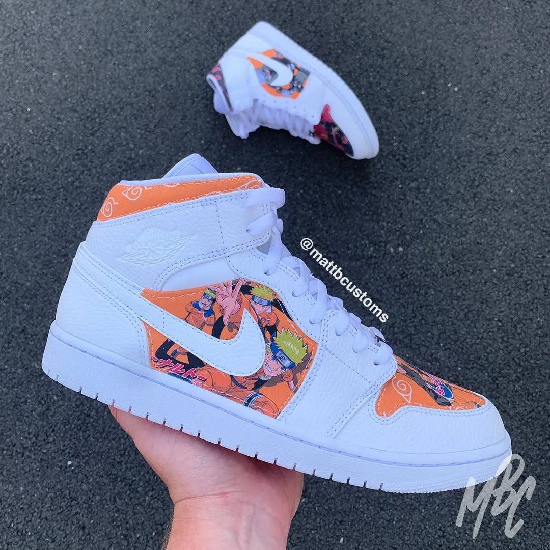 Legend of Strong Wind (Cut & Sew) - Jordan 1 Mid Custom