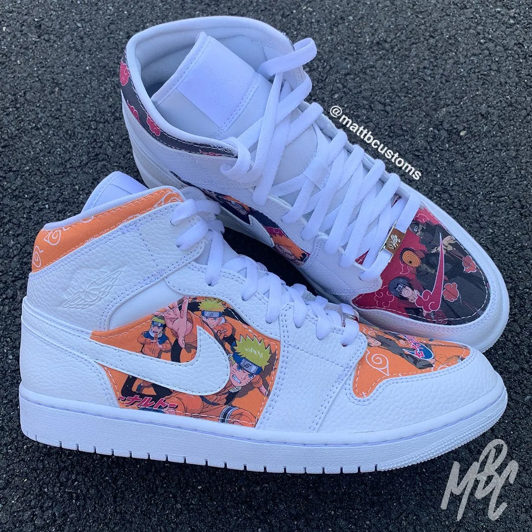 Legend of Strong Wind (Cut & Sew) - Jordan 1 Mid Custom