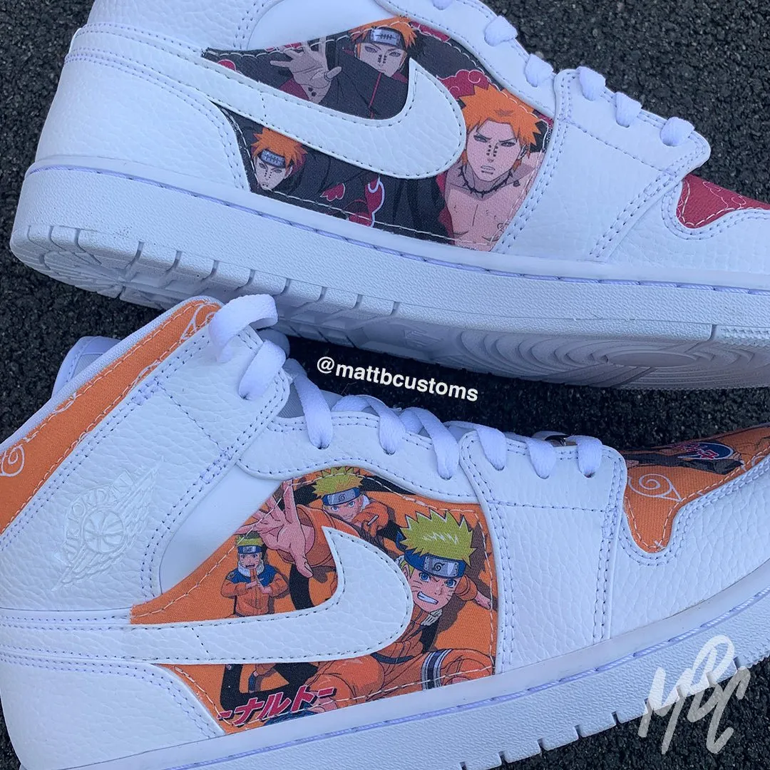 Legend of Strong Wind (Cut & Sew) - Jordan 1 Mid Custom