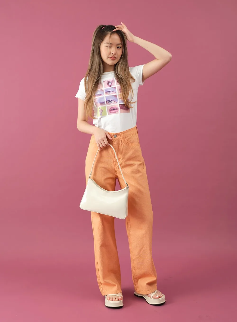 Lolipop Wide Leg Cotton Pants CY17