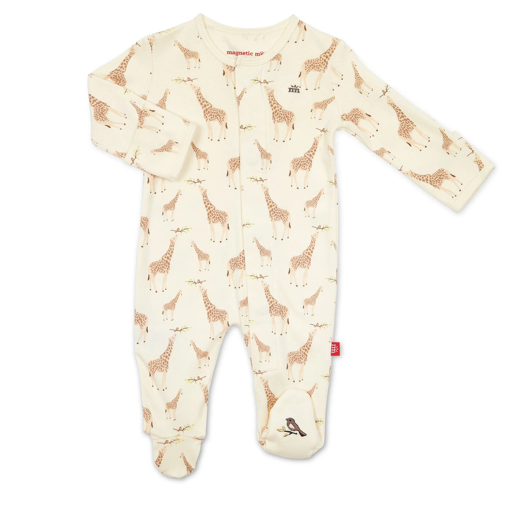 Magnetic Me Jolie Giraffe Organic Cotton Footie