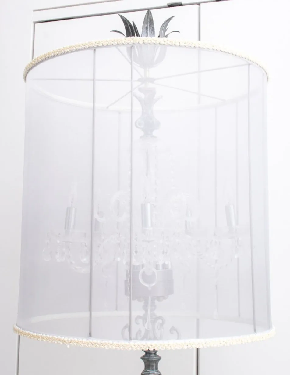 Modern Hollywood Regency Chandelier Floor Lamp