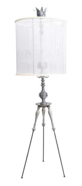 Modern Hollywood Regency Chandelier Floor Lamp