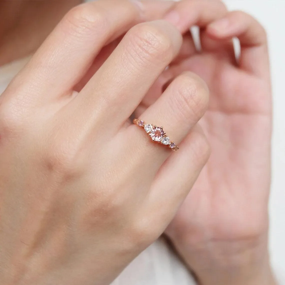 Morganite Ring Aimi