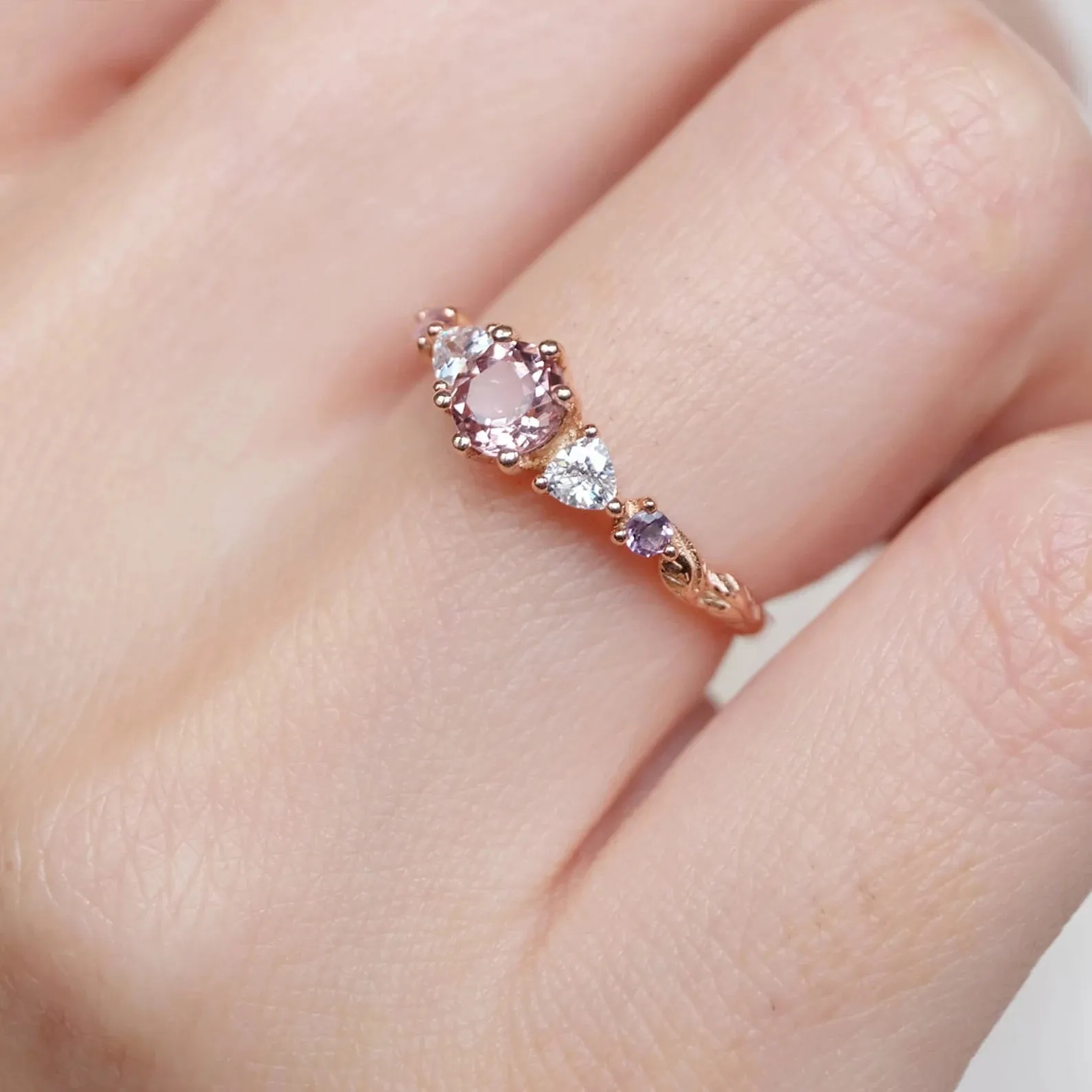 Morganite Ring Aimi