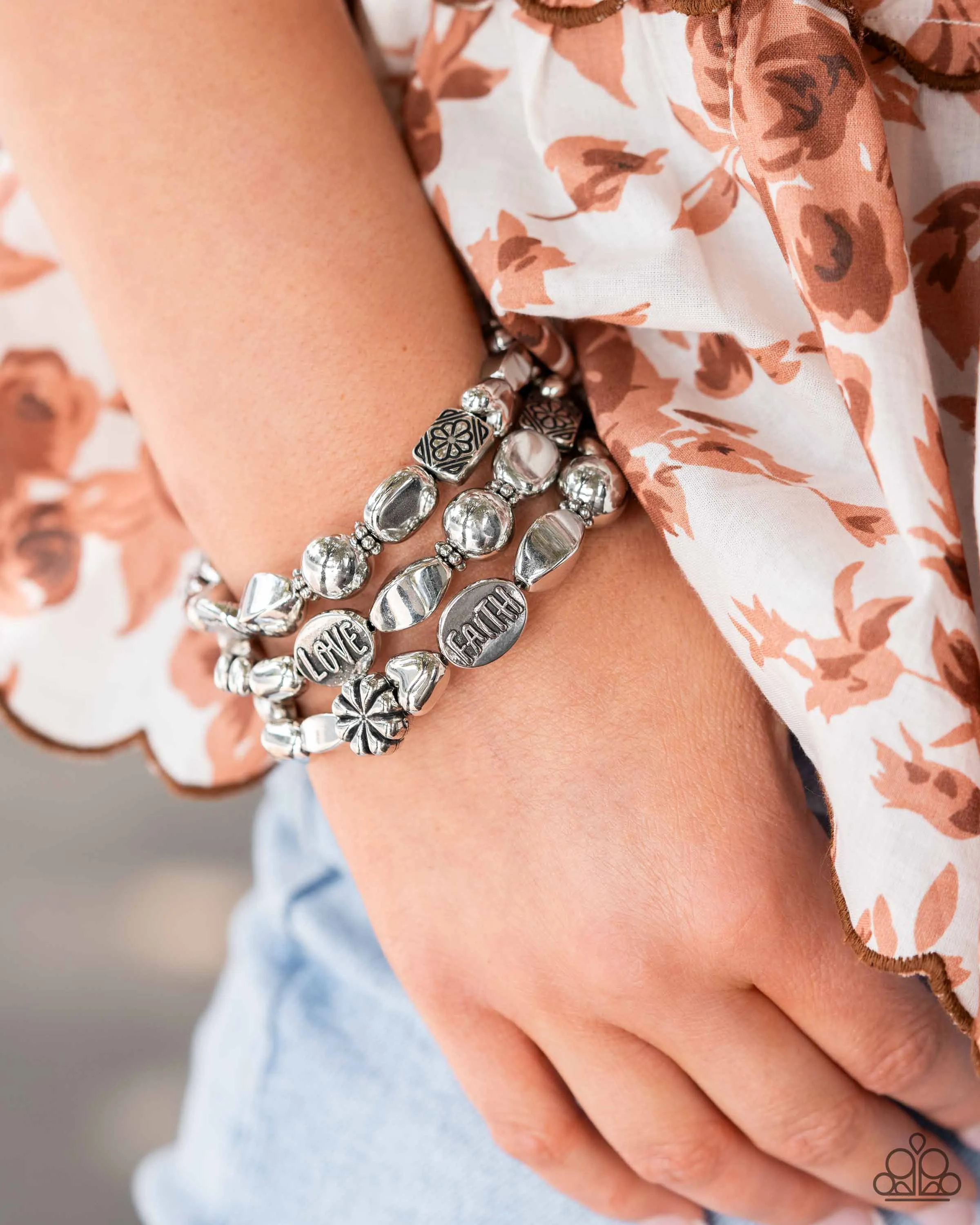 Paparazzi Enchanting Emotion Silver Bracelet