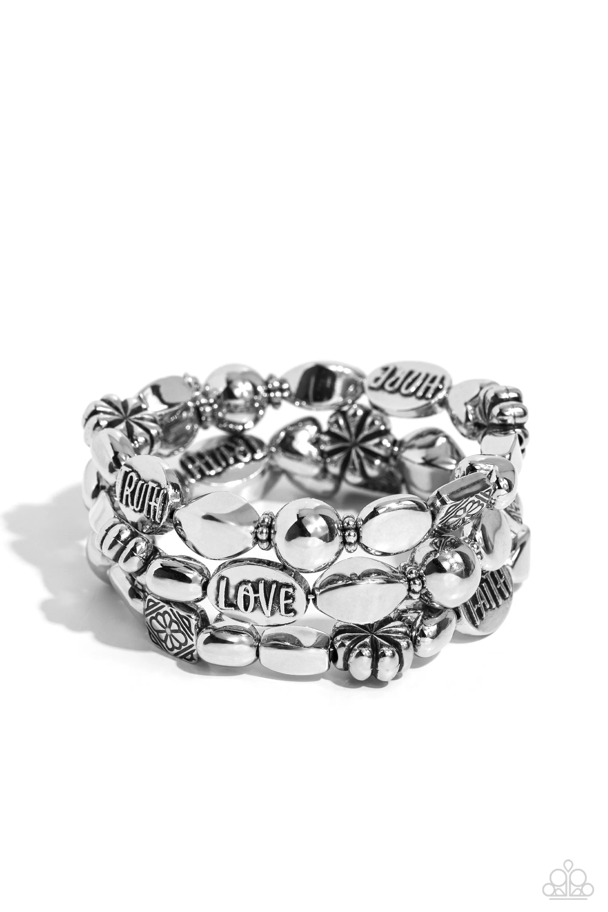 Paparazzi Enchanting Emotion Silver Bracelet