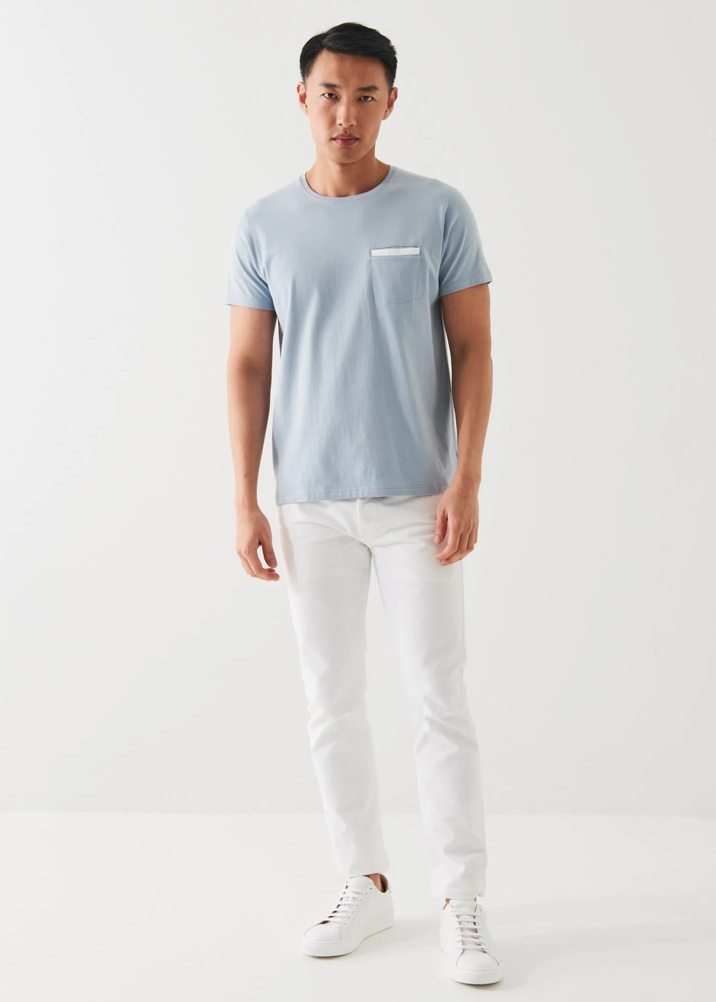 PIMA COTTON STRETCH POCKET T-SHIRT