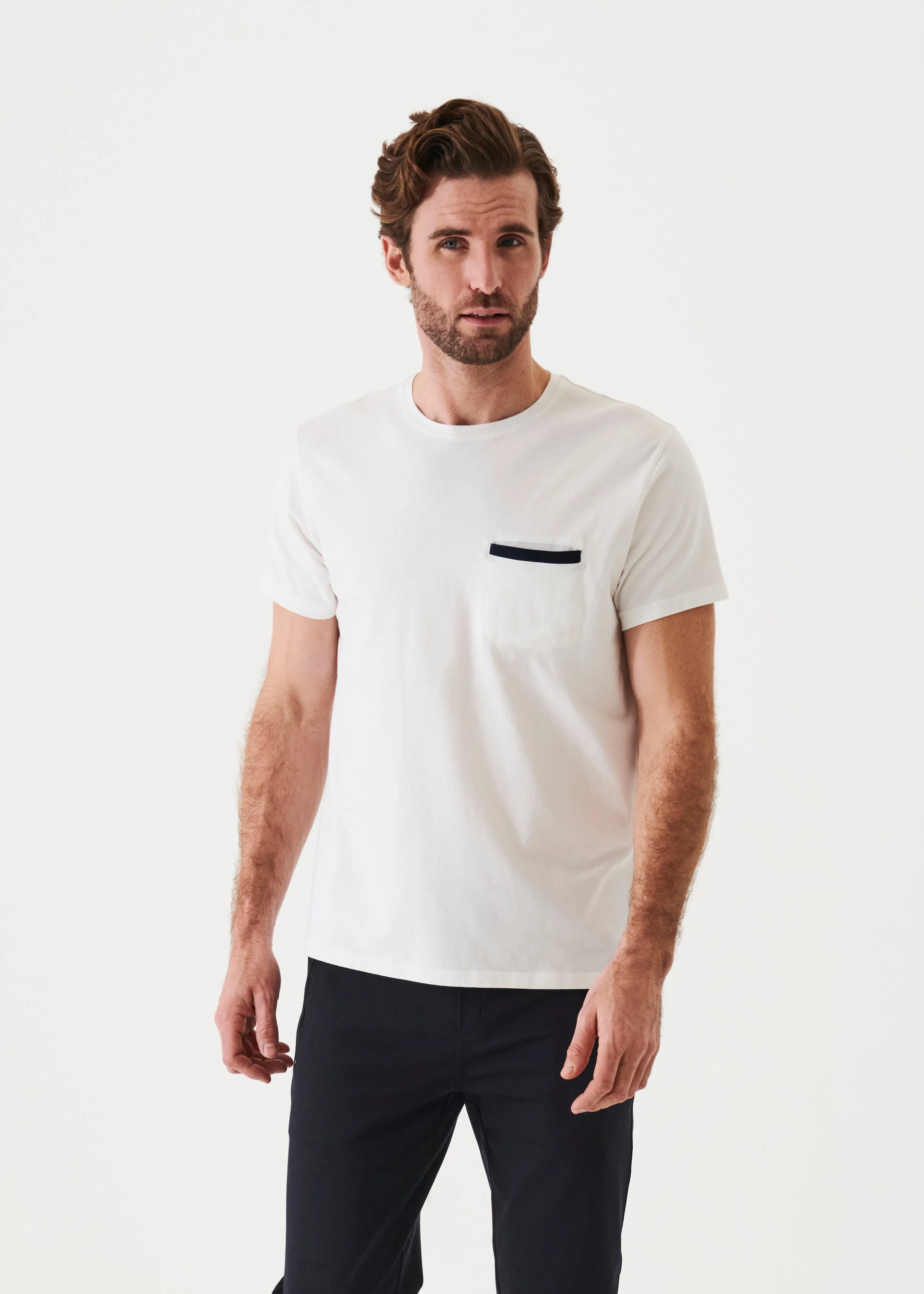 PIMA COTTON STRETCH POCKET T-SHIRT