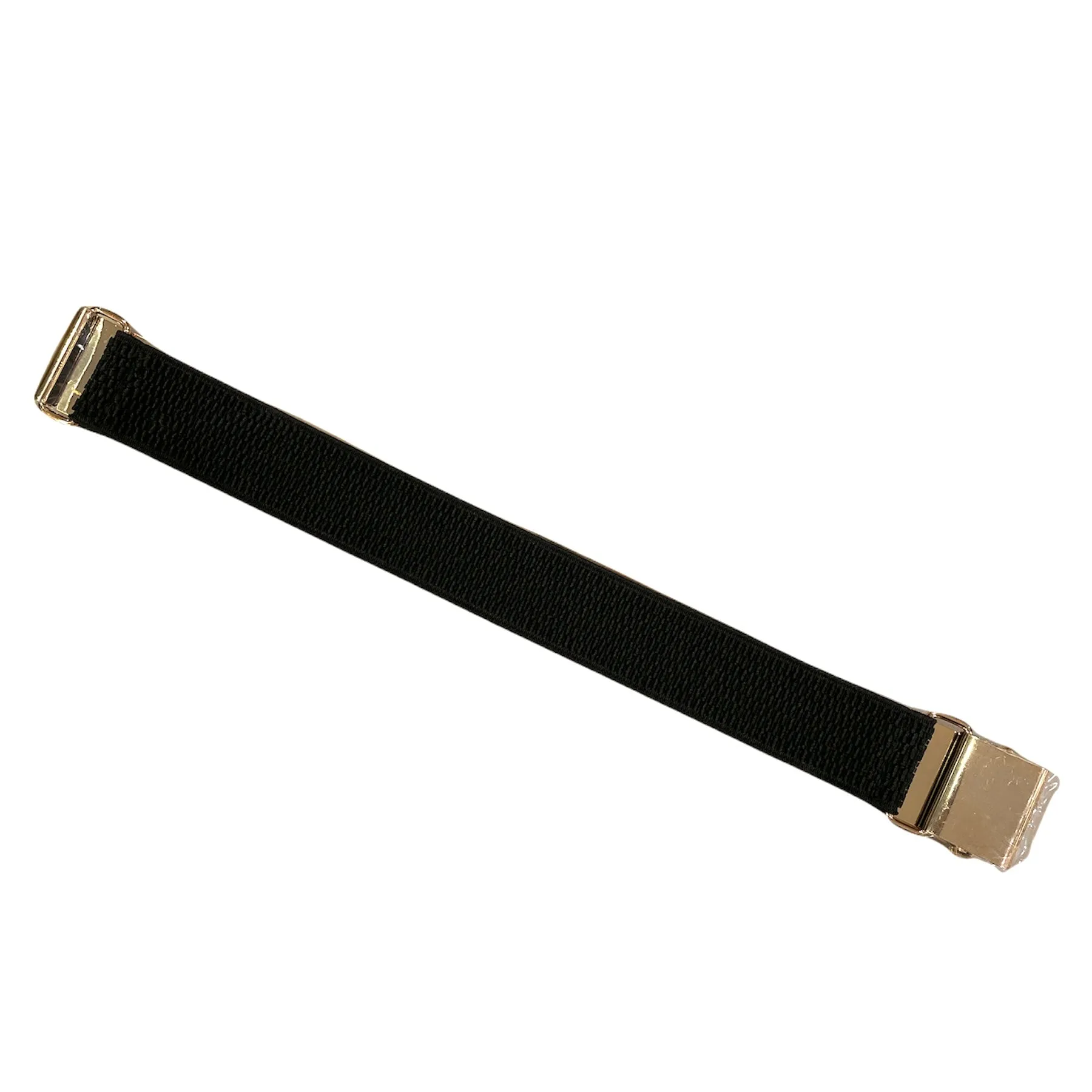 Plain Gold Metal Waist Cinch Elastic Belt