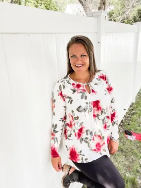 Pretty with Flowers Long Sleeve