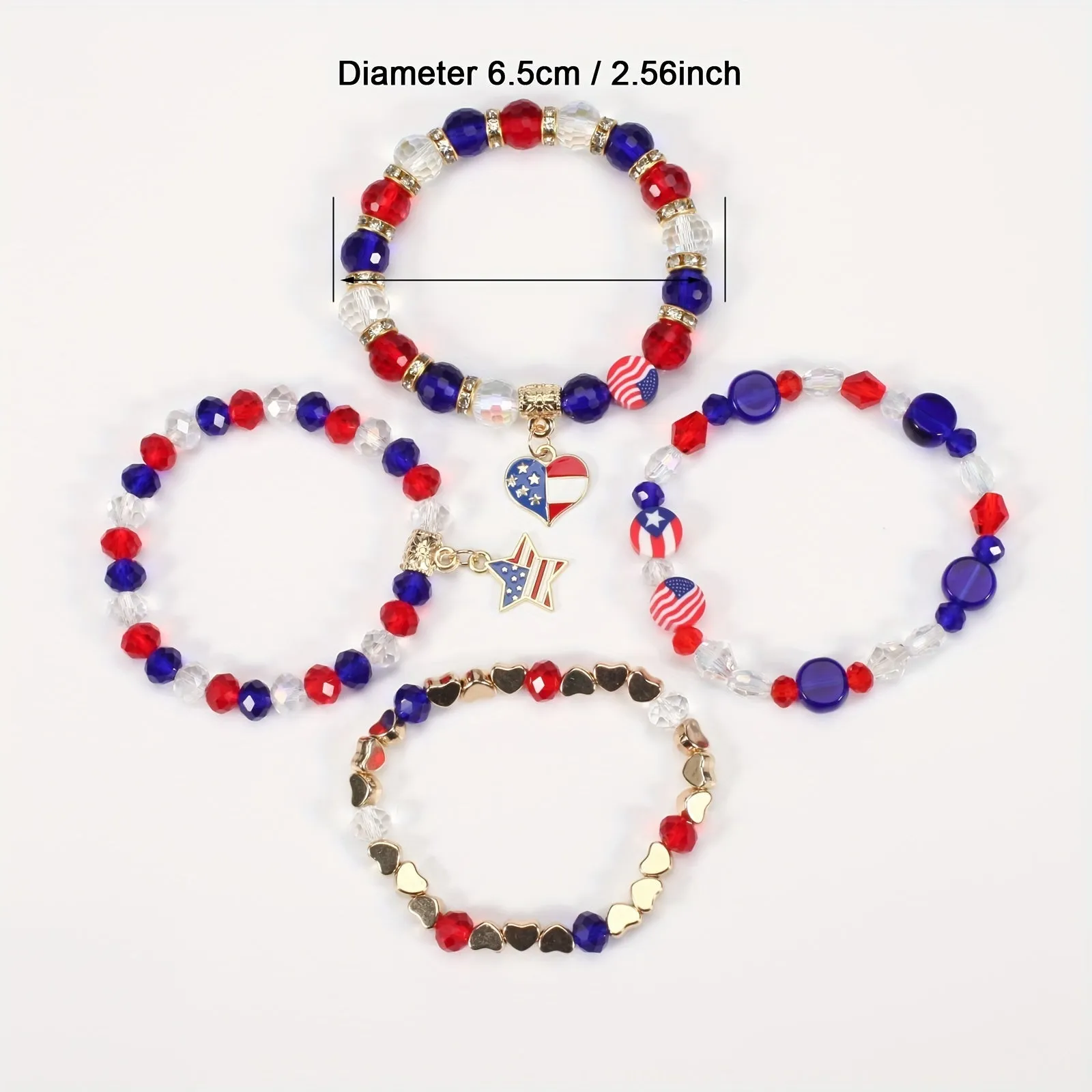 Show Your Love with our Multilayer Boho Style Beaded Bracelet Set with Love Heart & Star Shape Pendant