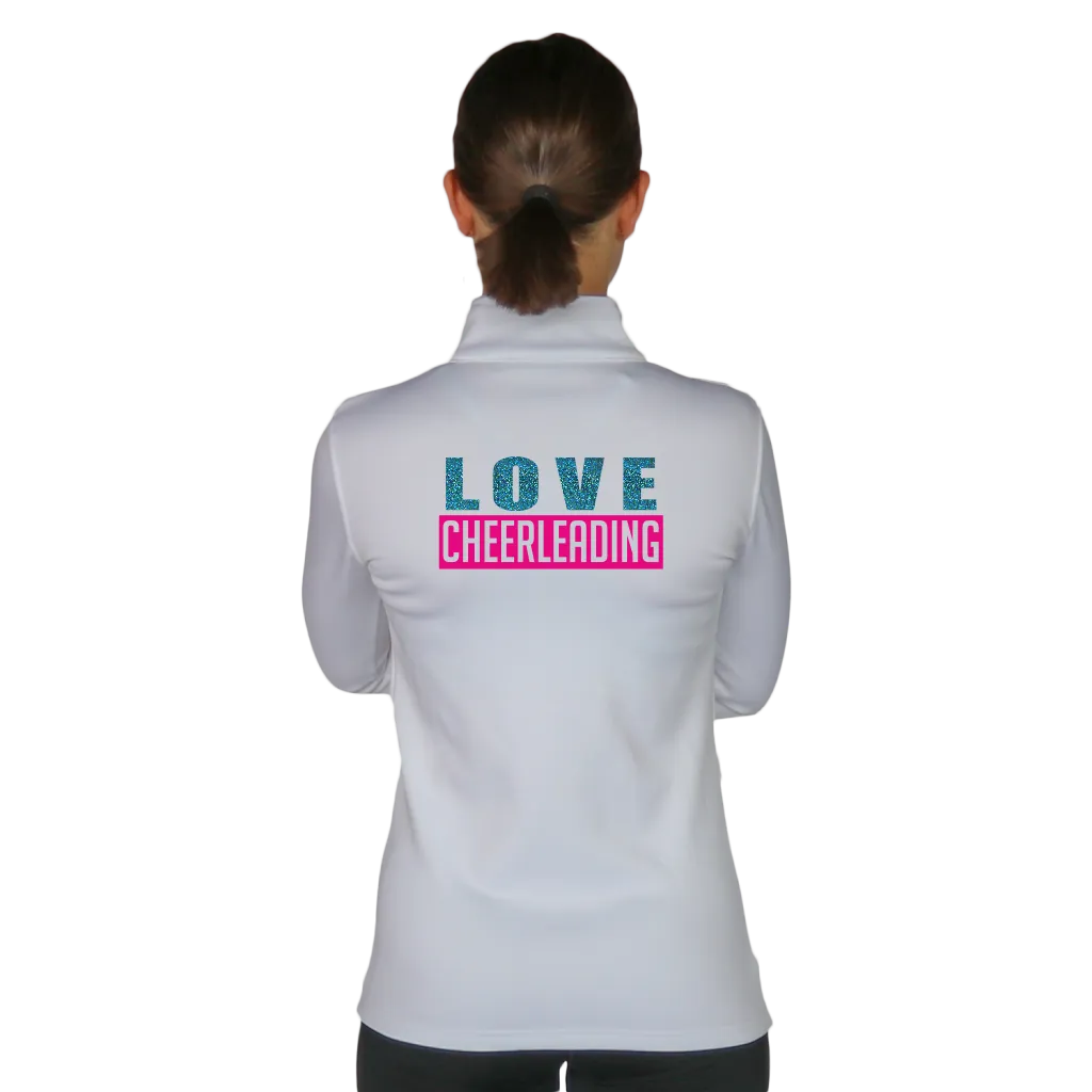 Skillz Gear Invincible jacket with LOVE CHEERLEADING print