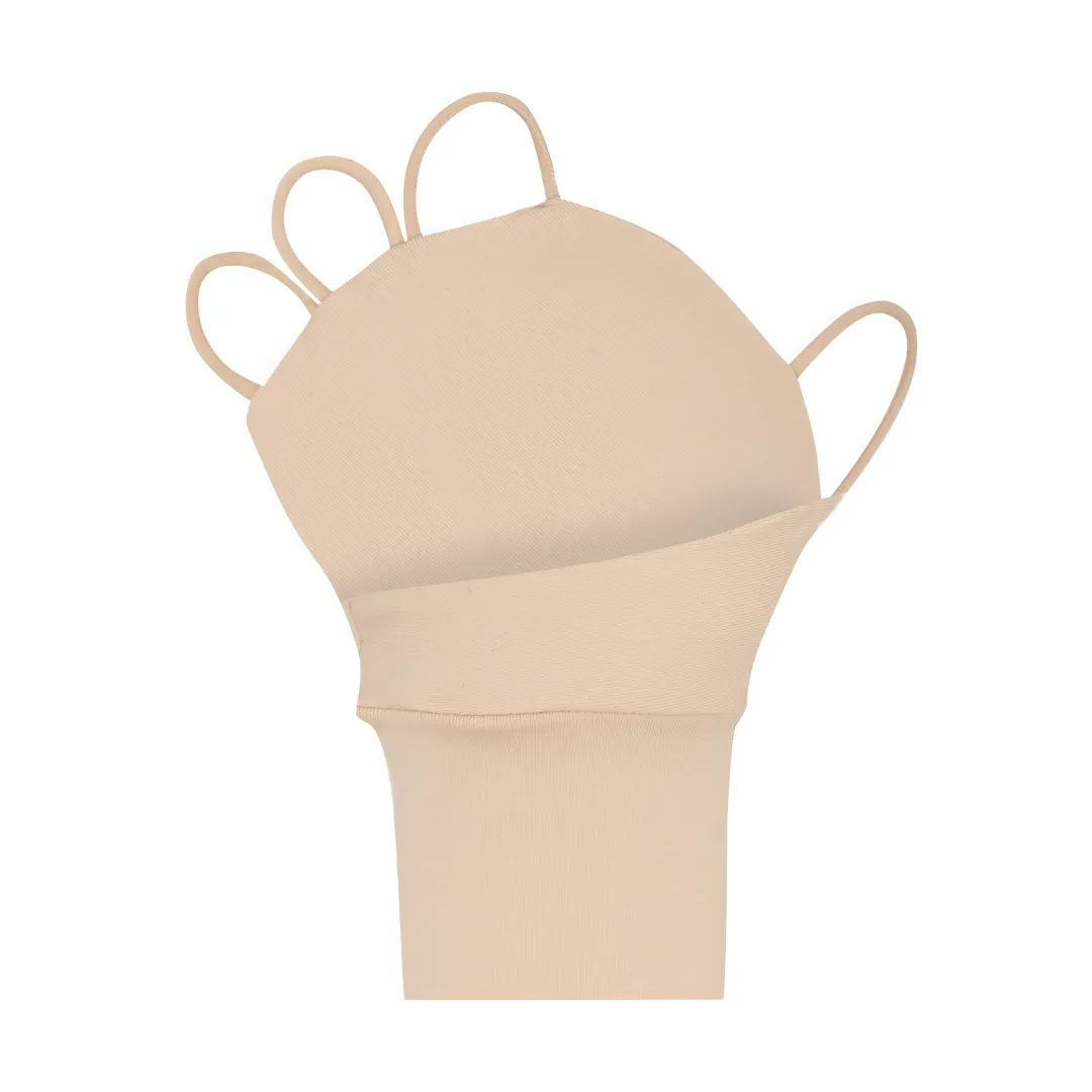 SP Glove (Palmless sun glove) - Crystal logo [Beige]