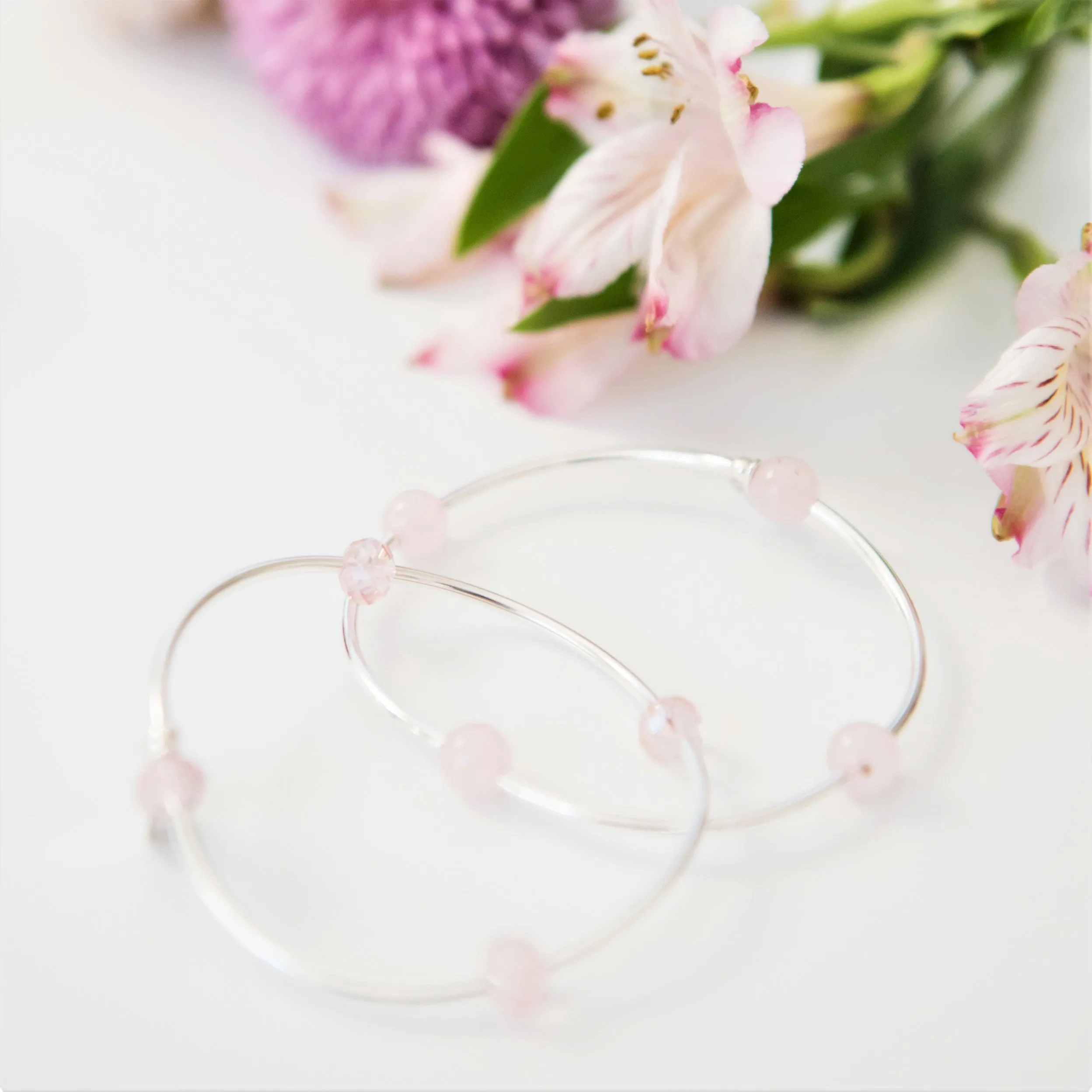 Spring Vibes - Pink Wishing Stone Set | Minimalist