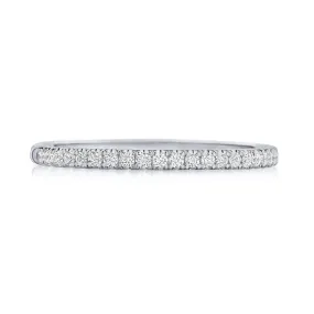 Tacori French Pave Diamond Wedding Band, 1.5mm