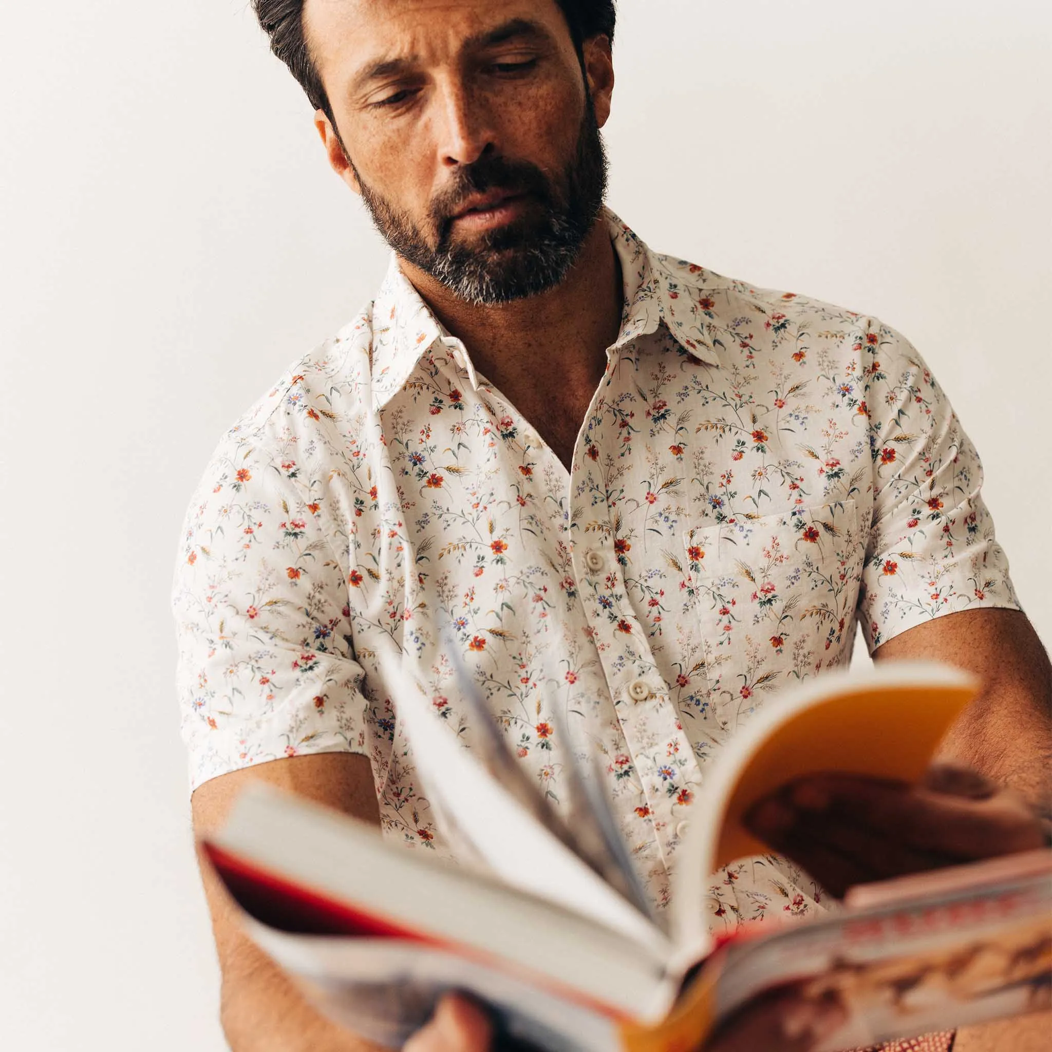 The Short Sleeve California in Vintage Botanical