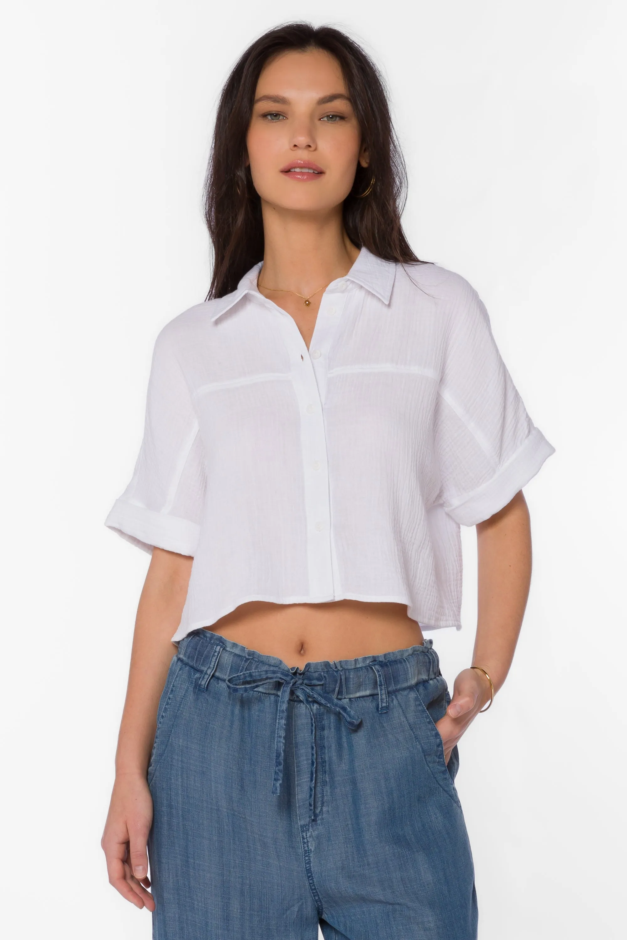 Trista Optic White Shirt